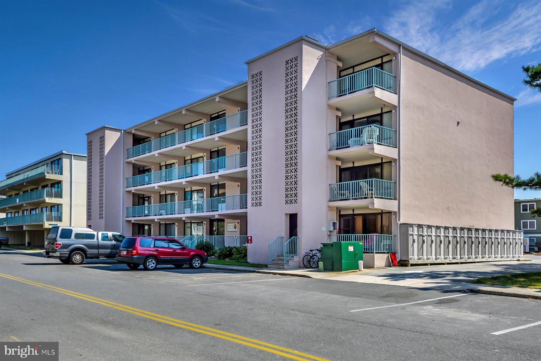 Your ocean-block beach condo awaits! Great 2 bedroom, 1 bath condo just steps from the beach. Well maintained, bright and open, 4th floor unit with views of the ocean from the front balcony. The building offers an elevator for easy access to this unit. Located in mid-town Ocean City within easy walking distance to restaurants, shops, and the Ocean City Convention Center. Never been rented but could be a great summer rental.