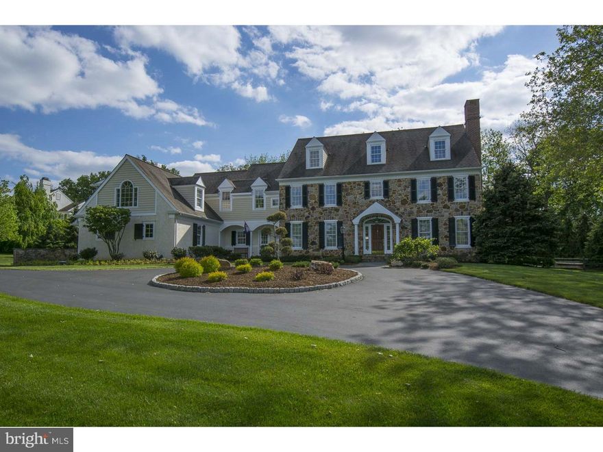 Welcome to 2175 Wyndtree Lane!  This meticulously maintained custom-built home is located on one of the prettiest lots in the popular "Maple Hill" community in desirable Tredyffrin Township, in the award-winning Tredyffrin-Easttown School District.  The 2 story Entry with curved doorways and detailed crown moldings leads you to the bright Living Room which has beautiful hardwood floors & a gas fireplace with marble surround.  French doors take you to the wonderful Corner Office/Library with built-in custom cabinetry & shelving, wainscoting, chair rail & crown molding. Continue to the inviting Family Room with a custom built-in Entertainment center with cherry cabinets, shelving & a beautiful floor-to-ceiling stone fireplace. Adjacent is the beautiful Eat-In Kitchen with a large granite island, beautiful custom built-in desk area, double stainless steel sink, Thermador 5 burner gas stove/Oven, Miele Dishwasher, Sub-Zero Refrigerator& 2nd Jenn-Air oven with built-in microwave.  Proceed to the sunny & bright Sunroom with tile floor, beautiful windows & sliders to the large deck with a hot tub with gazebo & steps to the beautiful, flat fenced rear yard. The spacious Dining Room has beautiful hardwood floors & moldings & offers access to the kitchen. Also on this floor you have a formal powder room, a laundry room, mud room with a 2nd powder room & a large, walk-in pantry.  Access to the 4   car over-sized finished garage with cabinetry completes this level.  The 2nd floor boasts an inviting Master Bedroom Suite with a tray ceiling, extensive moldings, a dressing room, his & her closets & a Master Bath that is truly a relaxing retreat, with double sinks, a Jacuzzi tub & large double fixture shower.  There are 4 additional Bedrooms, & 2 more full baths on this level.  The walk-up attic is floored which could be finished if so desired. The Lower Level, with an exit door & steps offers additional space to be used as storage or could be finished for additional use.  This beautiful home offers wonderful space, an excellent location & is truly in move-in condition! A pleasure to see & will be a pleasure to own! Pride of ownership is truly apparent in this special home!