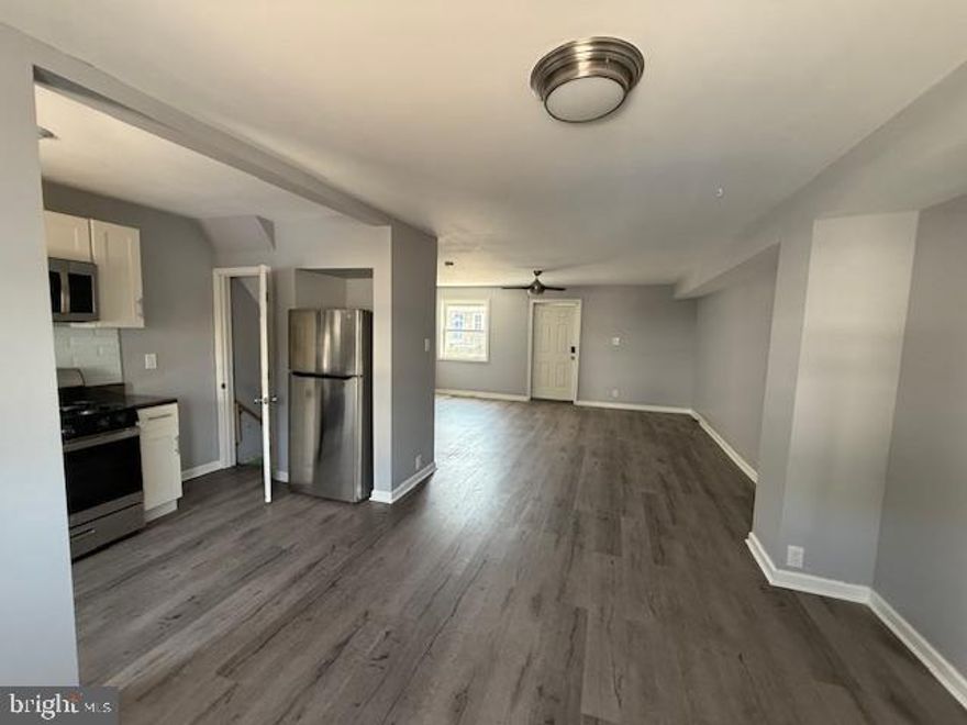 Welcome to 5439 Windsor St — a beautifully renovated 3-bedroom, 1-bathroom home located in the heart of Southwest Philadelphia. This charming two-story, porch-front row home offers a perfect blend of modern updates and classic character. Step inside to find fresh finishes throughout, including brand new stainless steel appliances that will be installed prior to move-in. The spacious layout features a bright living area, an updated kitchen, and comfortable bedrooms. Laundry hookups are available in the basement for added convenience. Don’t miss the opportunity to call this modern, move-in-ready home yours!