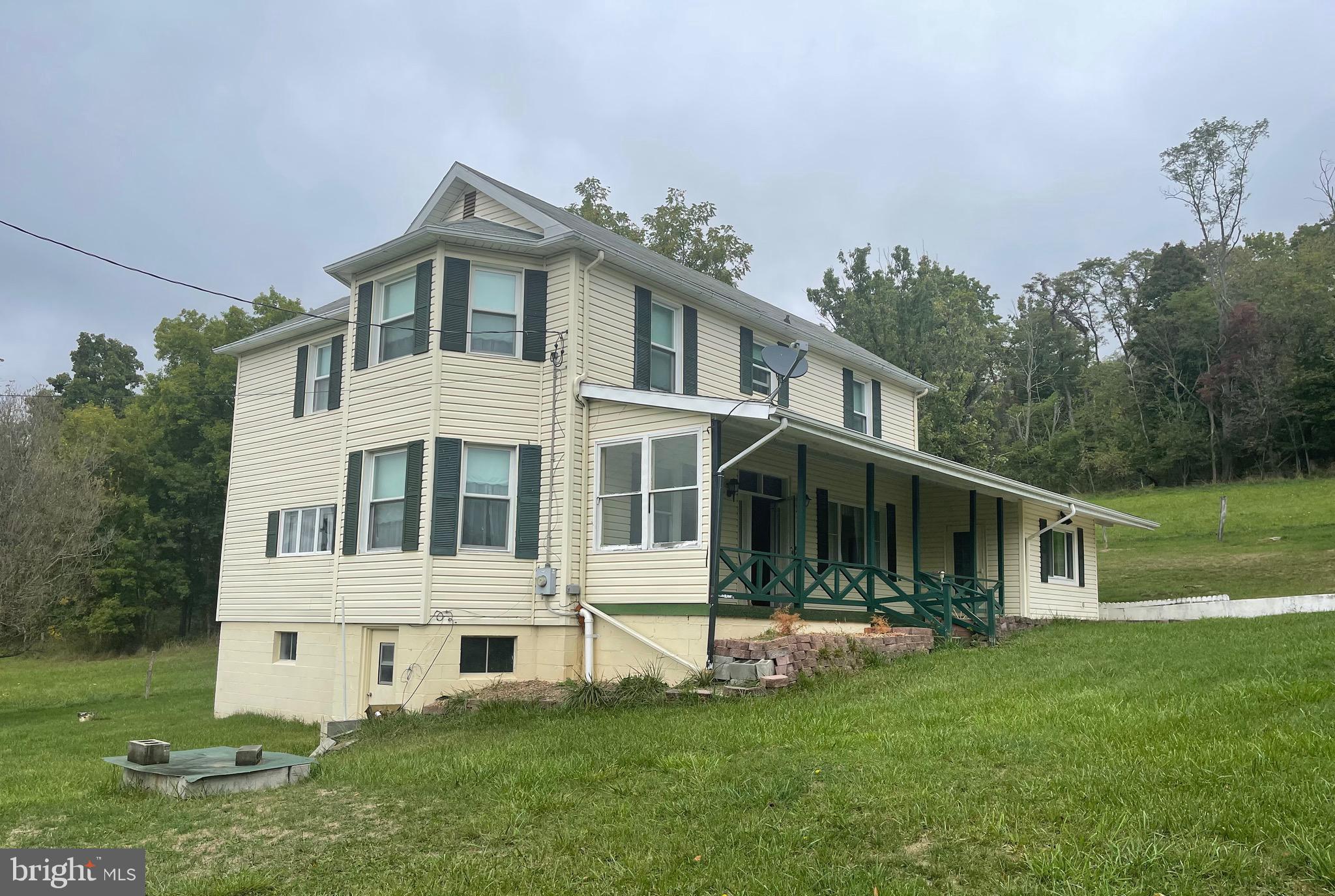 WESTERNPORT, MD- ENJOY ALL THAT WESTERN MARYLAND HAS TO OFFER!! PRIVATELY SITUATED ON 10 ROLLING ACRES THIS TWO-STORY (CIRCA 1900) TRADITIONAL STYLE HOME (2,624 SF) FEATURES 4 BEDROOMS, 2 ½ BATHS, 3 CUSTOM WALL MURIELS, UPGRADED COUNTRY KITCHEN, LAUNDRY RM, MASSIVE EXERCISE, FAMILY, OFFICE OR REC ROOM & PARTIAL BASEMENT. OTHER AMENITIES: ECONOMICAL OIL HOT WATER HEAT, 13’X24’ FRONT COVERED PORCH, ALL NEW VINYL REPLACEMENT WINDOWS, VINYL SIDING & CONCRETE DRIVEWAY, LARGE BARN W HUGE HAY LOFT (30’X27’) AND ATTACHED 2-CAR GARAGE (19’X21’), SPRING FED POND, CISTERN, (CITY WATER AVAILABLE, ASK AGENT) PASTURES, SOME FENCING & MUCH MORE. HOME IS VACANT SO TAKE YOUR TIME BUT HURRY!!!