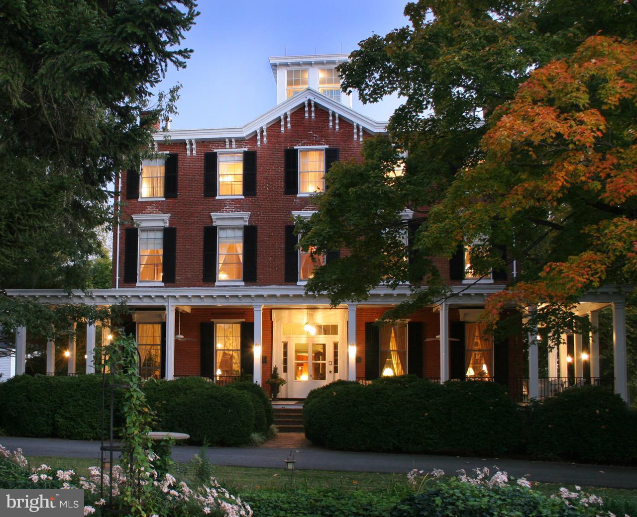 Savor the rich history of Brampton Inn. Set on 20 acres, the beautifully restored 1860 Eastern Shore manor house offers gracious hospitality and 13 ensuite refined lodgings. Located 2-miles from historic Chestertown. Brampton is a strong, viable business and is offered by its owner of over 30 years as a turnkey operation. Also for sale is a 5-acre parcel.