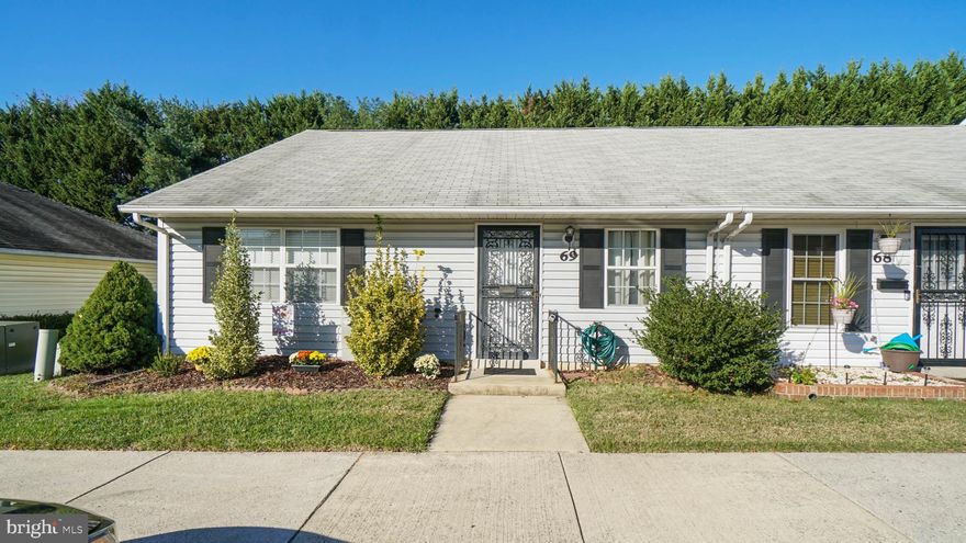 Clean and Ready for New Ownership! This large, end of row, rancher style condo is an infrequent gem, nestled in the quiet enclave of the 50+ community of Cherry View Park. Parking areas have street lamps and the unit parking spaces are just steps away from the front door.  This condo shows well maintained vinyl siding, easy front yard landscaping, and ready access to the back yard area from the outside if needed. This is a 2 bedroom, 2 full bath, sunroom addition unit with updated flooring throughout. The entry features a well-lit foyer with hardwood flooring and coat closet. And, as is typical for units in this community, there is a galley kitchen with ample cabinetry, countertops and pantry. 

This kitchen has new laminate flooring, new electric range/oven and new dishwasher. The living room/ dining room combo has a dedicated dining area with a chandelier that conveys and the hardwood flooring is new and uniform throughout the dining area, living room, sunroom, hallways and bedrooms. Each bedroom has a ceiling fan/light fixture, expansive windows, and generous closet space. Both full baths have new laminate flooring and tall height toilets. The hallway bath has a shower with grip bar and the main bath has a lower height sink vanity and a 36”+ doorway (as does the homeowner bedroom), and a shower/tub combo. The sunroom provides additional space with large windows to allow a flood of natural light into a potential reading, sitting, or entertainment area –and provides easy access, via sliding glass door, to the back outdoors. 

The community club house provides a venue for gatherings and activities and the community is minutes away from the Laurel Town Center, Main Street, the MARC Train, and other entertainment, shopping and dining.  This community, as is Laurel, is conveniently located within 30 minutes of Baltimore Harbor, DC –National Harbor, Baltimore-Washington International (BWI) airport, and Anne Arundel Mills, representing additional opportunities for entertainment, shopping, and travel.

Opportunities to own in this low maintenance, ideally located community, are limited! Schedule your showing appointment TODAY!