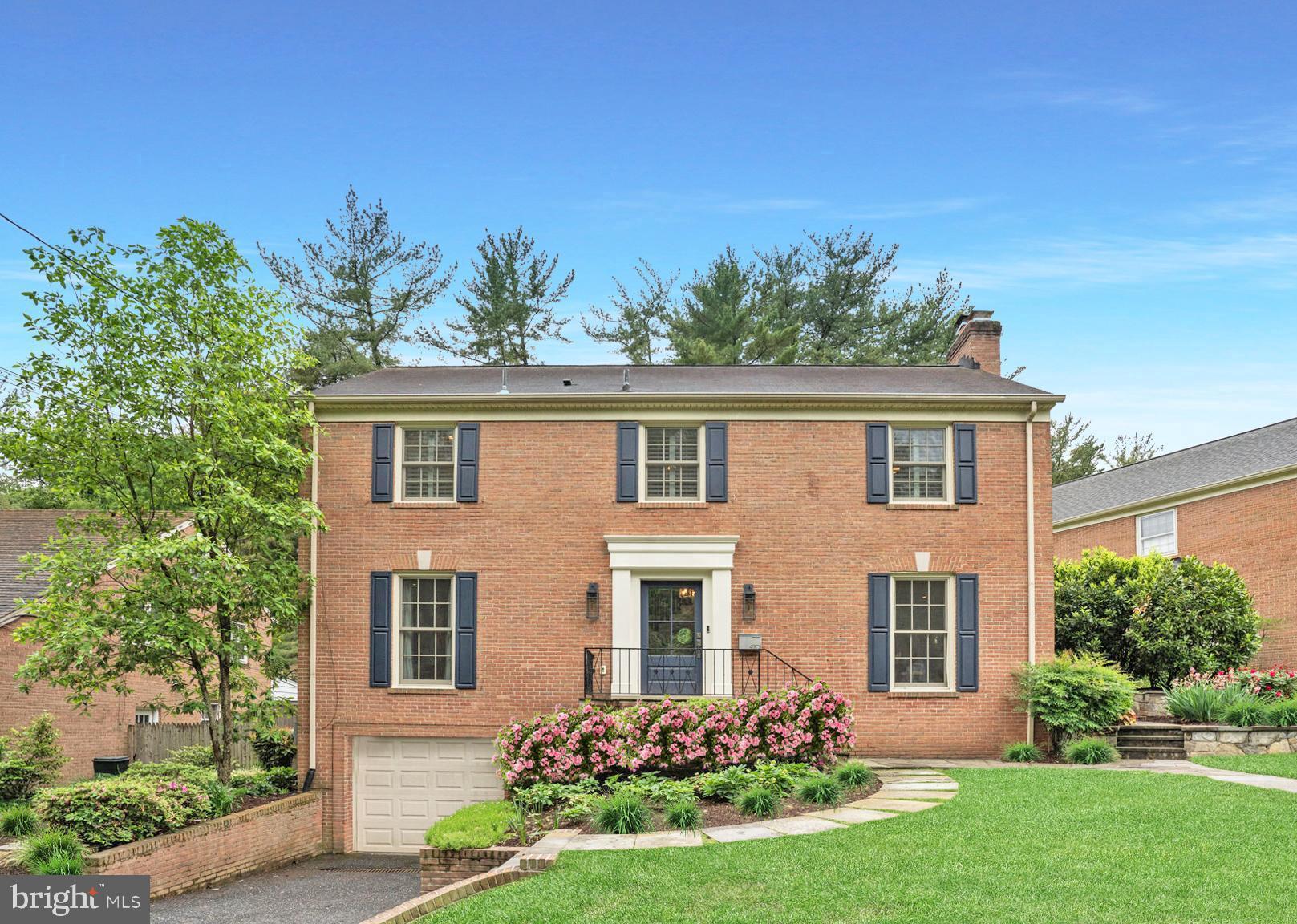 Timeless Bethesda Colonial! Nestled on a coveted corner lot in a peaceful, mature, Bethesda neighborhood renowned for its classic homes, this exquisitely renovated 4-bedroom, 3.5-bathroom Colonial at 4701 Fort Sumner Drive is your ideal home. Hardwood floors throughout the main and upper levels! A masterful renovation, including new windows and doors! This residence blends architectural heritage with present day luxury. The gourmet kitchen is complete with state-of-the-art appliances, custom cabinetry, sleek countertops, and the spacious island is ideal for everyday meals and entertaining guests. The adjoining living and dining spaces flow seamlessly, creating an inviting ambiance for gatherings of any scale. Spa-inspired bathrooms elevate daily living, with the primary suite featuring a serene ensuite adorned with designer fixtures and and finishes. Four generously proportioned bedrooms, with well-designed closets, provide abundant storage and comfort. A thoughtfully designed lower level has the perfect rec room, a full bath and amazing storage options. The lower level laundry room has been reimagined and offers custom cabinetry and designer counter space for effortless organization. An attached garage on the basement level adds convenience to your new home. Outdoors, the professionally landscaped grounds showcase custom-curved stone walls and an inviting flagstone patio. Perfectly positioned, this home offers seamless access to Massachusetts Avenue, MacArthur Boulevard, Clara Barton Parkway, and River Road, placing the vibrant hubs of downtown Bethesda, Friendship Heights and Washington, DC just moments away. Enjoy truly world-class dining, boutique shopping to include Sumner Place and the newly developed Westbard Square, and additional cultural attractions with ease. For outdoor enthusiasts, the nearby Capital Crescent Trail, C&O Canal Towpath, and Glen Echo Park offer scenic trails and green spaces for cycling, hiking, and nature-filled adventures. Several Red Line Metro options ensure effortless connectivity to Washington, D.C., and beyond. Schedule your private tour today to experience Bethesda living at its finest.