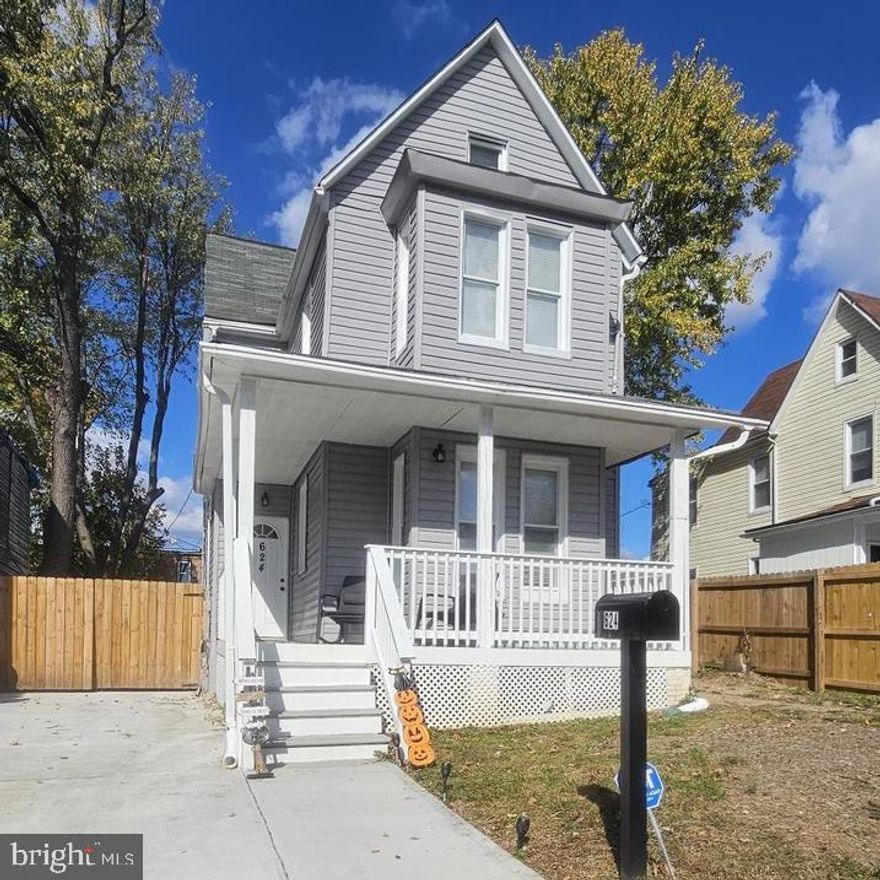 Step into a rare find—a beautifully re-imagined residence at 624 Wyanoke Ave in the heart of Baltimore’s vibrant 21218 ZIP code. This home artfully marries the character of its 1920 heritage with the clean lines and luxe finishes of modern living, resulting in a dwelling that’s as practical as it is striking.

Welcome home
You’ll be greeted by a broad, welcoming front porch—the kind of space that invites leisurely morning coffee or casual evening conversation. Inside, natural light floods the formal living room, accentuating hardwood floors and architectural details that nod to the home’s legacy even as you enjoy upgraded comforts.

Where luxury meets function
A separate dining room offers a refined setting for gatherings, while the chef-inspired kitchen becomes a showpiece: pristine quartz countertops, sleek stainless-steel appliances, and an island layout that encourages both casual meals and elevated entertaining. A stylish half bath on the main level ensures guests feel at ease.

Elevated living
In the family room, tray ceilings soar above a custom accent wall—designed to make a statement while offering real comfort for daily living. Upstairs, discover four generous bedrooms, including a serene primary suite with its own spa-like bath. And when you want retreat or flexibility—an additional finished third floor awaits, perfect for guest quarters, a home office, or a private teen suite.

Private outdoor oasis
Step outside onto a rear deck that opens to a fully fenced yard—your own urban sanctuary for relaxing, grilling, gardening or watching the seasons change in comfort and privacy.

Located in a well-connected area of Baltimore, close to amenities and neighborhood charm.

Who this home is for
If you’re looking for space to grow, rooms to gather, and modern finishes you’ll love—without sacrificing the soul of a classic home—this is a standout opportunity. From hosting holiday dinners to lounging on the deck, from quiet home-office days to full-on social evenings, every corner is designed for living well.

Your next move
Homes of this size, quality and location rarely linger. If you’re ready to move into something that feels polished and complete—yet still wrapped in personality—624 Wyanoke Ave is waiting. Reach out today and let us open the door to your next chapter.