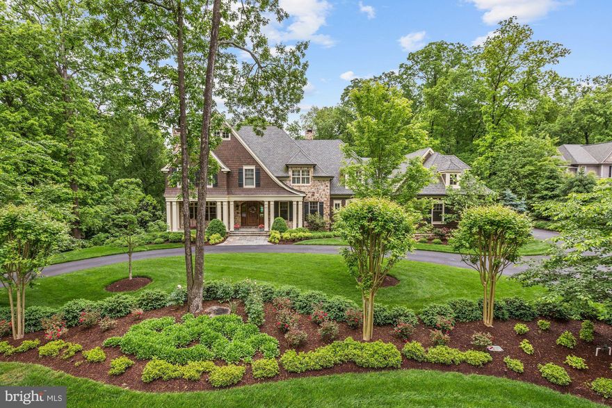 Spectacular Home on the best lot in Langley Forest w/ 4-Car Garage & Pool! Property offers luxury & inviting spaces through-out. Gracious Living & Dining Rm, Library, large cozy Family Rm, one-of-a-kind Chef s Kitchen w/ reclaimed pantry doors, exposed beam ceiling, Breakfast Rm & adjacent Screened-in Porch.Master Suite w/ amazing closet space!Cust. landscaping incl. circle DW & private backyard.