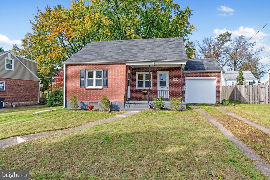 1019 Terrace Timeless four bedroom Cape Cod in a quaint and established neighborhood in the North End. Solid wood floors run throughout the main level, with fresh paint and newer windows.  The eat-in kitchen has stainless steel appliances, solid wood cabinets, and lots of natural light.  Two bedrooms on the main floor with full bath as well as two spacious bedrooms upstairs.  The bedrooms upstairs feature solid pine board walls and many unique built-in storage opportunities. The basement is partially finished with a recreation room that adds another 250 sq ft of living space, along with the laundry area and utility area in the rear of the basement with accessibility to the exterior through the Bilco door. Off-street parking with a garage and driveway, plus an expansive backyard.  The property is centrally located to all major roadways and within walking distance to North End Swim Club, Terrace Lane Park, Brookside Country Club, and Redners local supermarket. This property can be immediately available for its next owner, just in time for the holidays!