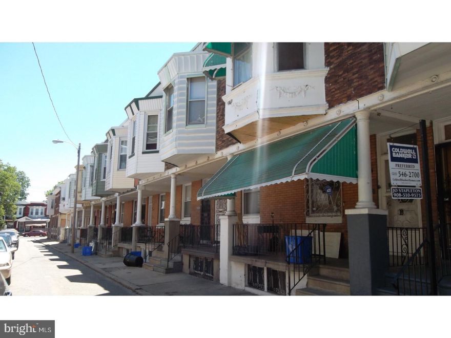 Nice, clean porch front home for rent on a quiet block in Carroll Park. Super convenient.