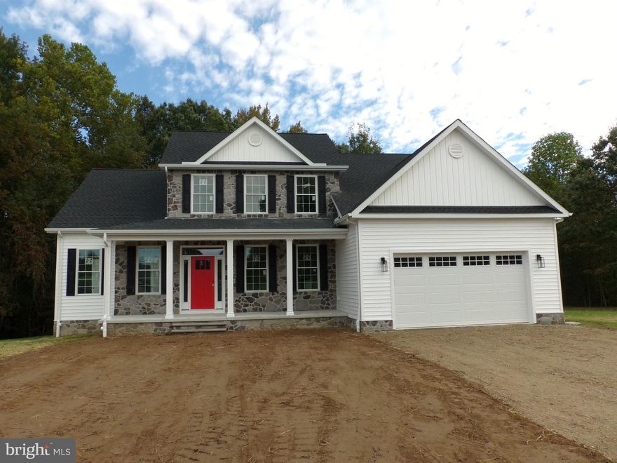 Hard to find small 7 lot community, close to town. Houses are spread apart in estate fashion. This home offers loads of privacy, five bedrooms, 2.5 baths, gourmet kitchen, breakfast nook, open plan (kitchen/family room) and a gas fireplace for comfortable living during cooler temps. Two bedrooms are located on the first floor and one could be useful for that private in-home office. This home features a maintenance free covered porch elevated above the walk-out basement, feels like a tree house. The basement is unfinished but heating has been increased to accommodate improvements and a half-bath rough-in has been installed. If you are looking for a home with plenty of closet space and storage, look no further, closets are plentiful and amazing. Tiled master bath has soaking tub and separate walk-in shower.  Granite counter and vanity tops throughout. We are  finishing this home in the next few weeks and new owners should be able to occupy before Christmas.