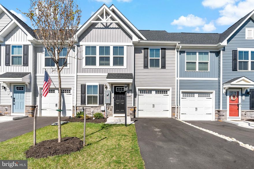 Welcome home to this beautiful townhome/villa in Arcadia North that offers modern living with an open floor plan and main-level convenience. The main level features a bright living room that flows into the dining area and a gorgeous kitchen with a large center island—perfect for entertaining. The luxury main-level primary suite includes a dual vanity and spacious walk-in closet, along with a beautifully finished laundry room. Upstairs, you'll find two generously sized bedrooms with large closets and a full bath. Enjoy outdoor living on the private patio and the convenience of an attached garage. Don’t miss this opportunity to call this move-in ready home yours!