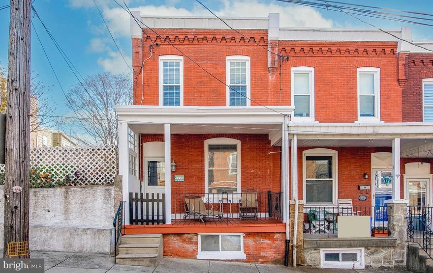 Welcome to 3512 New Queen Street! Nestled in the vibrant and highly desired heart of East Falls, this charming home is just one block from the East Falls Train Station getting you into center city in under 30 minutes! Step onto the cozy covered front porch, the perfect spot for a relaxing coffee. Inside, you’ll be welcomed by soaring 10ft ceilings and stunning original hardwood floors that flow throughout the first floor. The spacious kitchen features modern black stainless Samsung appliances, and just off the kitchen, you’ll find a convenient mudroom with closet storage. The mudroom leads to your private, fenced-in backyard oasis, complete with a patio space and room for your gardening dreams. Upstairs, there are 3 well-sized bedrooms with plenty of closet space and a full bathroom. The second floor features brand new flooring, providing a fresh modern touch to the upstairs. The home features central air, with a new HVAC system installed in 2024. The large two-room unfinished basement provides ample storage and hosts your laundry area with a brand new Samsung washer and dryer plus a handy tool bench area. The location couldn’t be better: the shops on Conrad St are steps away, and you can easily walk to the East Falls Train Station. Wissahickon Park, perfect for hiking and trails, is just minutes away. Plus, you’re within walking distance of Vault + Vine, the vibrant restaurant scene on Midvale Ave, and Kelly Drive. The charm of walking Kelly Drive in the fall is unmatched! This prime location is hard to beat—come see it for yourself! Tenant pays all utilities. No cats. Small dogs under 35lbs ok with a fee. Additionally, the yard will be hardscaped prior to move in with brand new pavers and a gardening area.