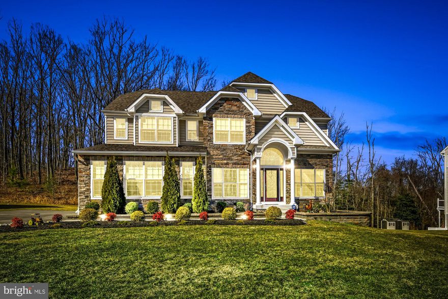 This 5 Bedroom 3 Full Bath Gorgeous Windsor Model Built Home on Private Road is an Entertainers Dream!! Almost 3500 sq ft of Finished living space on over half an acre, and Walk Out Basement Pre-Plumbed and ready to be Finished! Home is Meticulously maintained w/Original Owners  and Endless Updates, including  Veneer Stone on Entire Foundation, Rustic Wood Beams and Accent Wall, Trek Deck w/ Accent Lighting, Brick Paver Landscaping Wall with Accent Lighting , Lighting in Flower Bed, and 16 x 10 Shed. Garage has new Epoxy Floor,  Storage Closet, Shelving, and Utility Sink.  See it Now Before it's Gone!