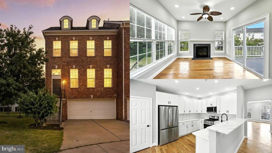 Beautifully renovated EOG townhome. Featuring open and bright floorplan. Gleaming HW floors throughout the main level. Nice open kitchen w/ SS appliances.  Spacious primary suite with sitting area and spa bath. Fully finished basement, two car garage, and much more. MUST SEE!