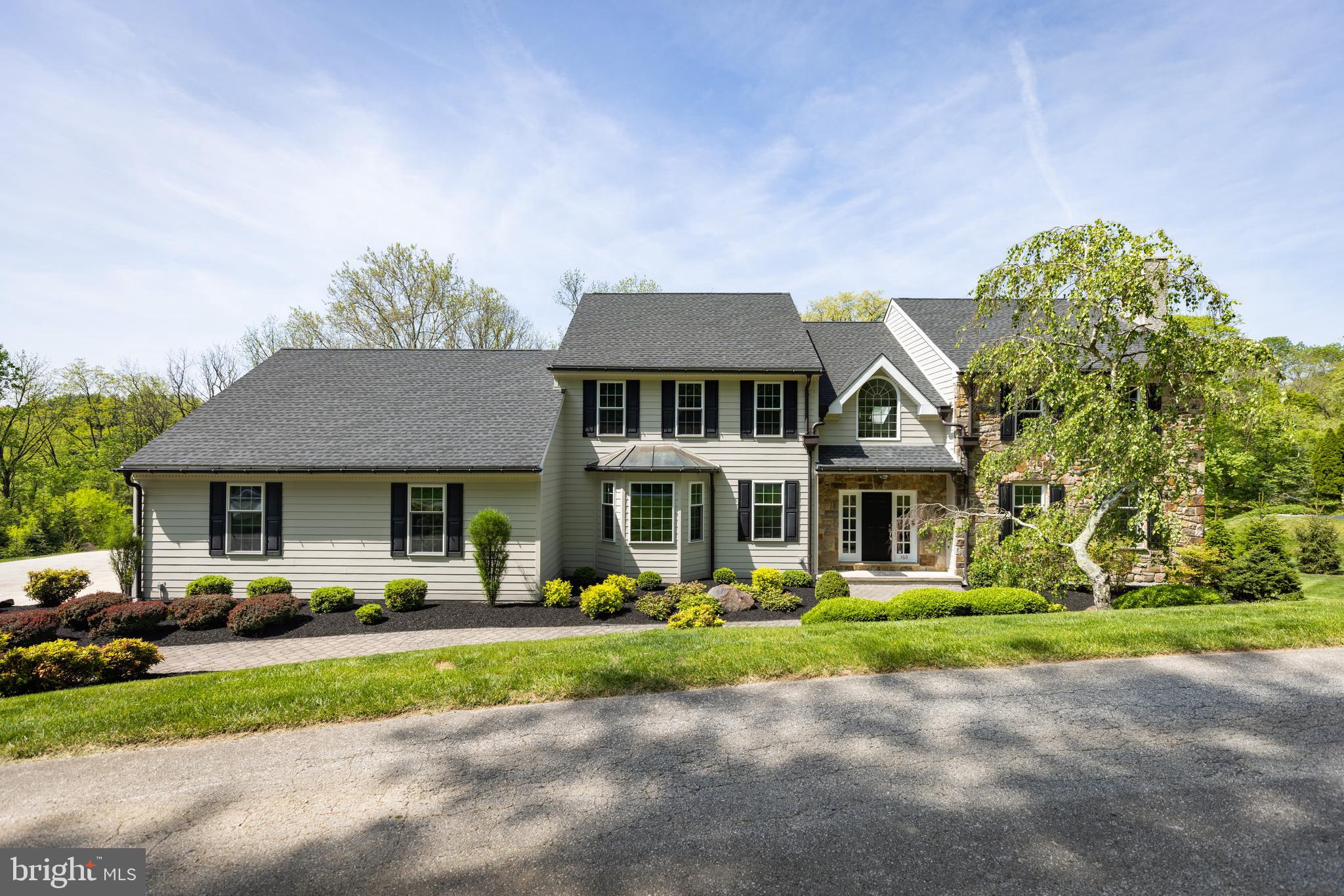 New listing in The Moors of Radley Run! This impeccable home sits on close to 2 acres and is loaded with updates. Upon entering the property, notice the new Hardy board plank exterior, custom copper gutters, new windows and lush landscaping. Then inside find gorgeous solid oak wood flooring, new railings, updated hall chandelier, new windows, fresh neutral paint, and high ceilings. The spacious first floor features a formal dining room, living room with fireplace, family room with a stone fireplace and custom mantle, office space, 2 half bathrooms and an incredible kitchen. The kitchen can only be described as light and bright- with new quartz countertops, large island, stainless 48" sub zero refrigetator, Wolfe cooktop, Wolfe double ovens, Miele dishwasher, and ample storage. Off of the kitchen, through the new 8' door walls, find a brand new Trex deck with custom Trex railing, perfect for relaxing and entertaining. Finishing off the main floor is a beautifully updated laundry room that has a work sink with custom soapstone backsplash, custom cabinetry, and access to the oversized three car garage. A second staircase leads to the second floor and an additional space over the garage that has a multitude of possibilities such as a fifth bedroom, playroom, media room, or workspace. The newly carpeted second floor features a Primary suite with en suite bathroom, jacuzzi tub and large walk-in closet. Down the hallway are three additional bedrooms with ample storage, as well as a hall bathroom. Lots of room for family and guests! This home also features a 2000 sq ft walkout basement with new French doors, windows and brick surround gas fireplace. The main level fireplaces can be either gas or woodburning. The basement can be used for storage or converted to a finished space. Other features include a 3000 sq ft concrete driveway that could park several vehicles, three car garage featuring new garage doors, as well as a custom paver walkway. No detail has been overlooked! Property is conveniently located near all of the wonderful attractions that the Brandywine Valley has to offer. Schedule a showing today!