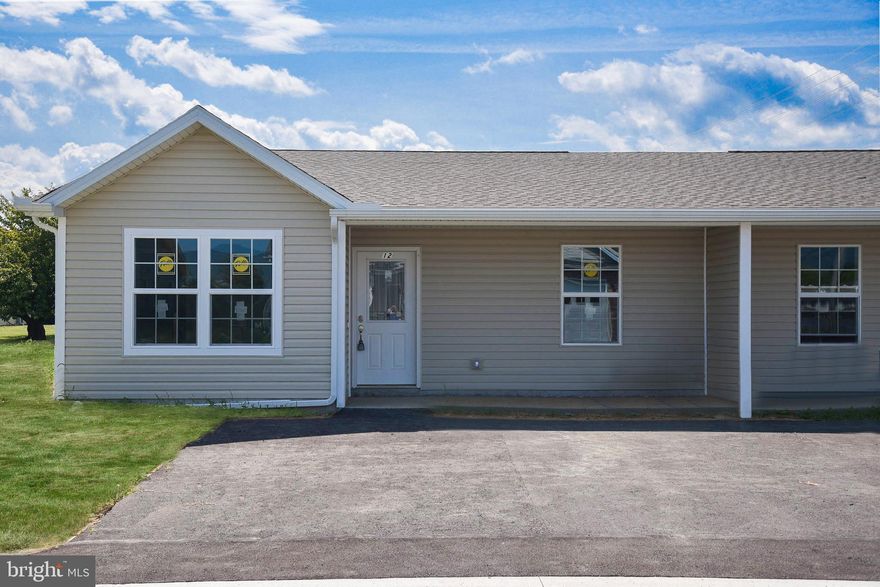 Welcome to beautiful Shalamar Gardens! This brand new construction would be awesome with a very short commute to State College or an investment property or for PSU events.  Fabulous neutral decorating and fantastic views.  The fresh air and beauty of the mountains abounds in this spectacular neighborhood just a short drive to State College.  This 1/2 duplex features 3 bedrooms and 2 baths as well as a laundry.  First-floor living at it's best with a spacious kitchen/dining/great rooms leading onto a nice private rear patio and yard.  Pave parking is also included.  Don't miss the opportunity to own one of the units--call for a tour today.   Open concept great for entertaining with luxury vinyl tile, stainless steel appliances and granite countertops.  Very easy to finance because you own the land!