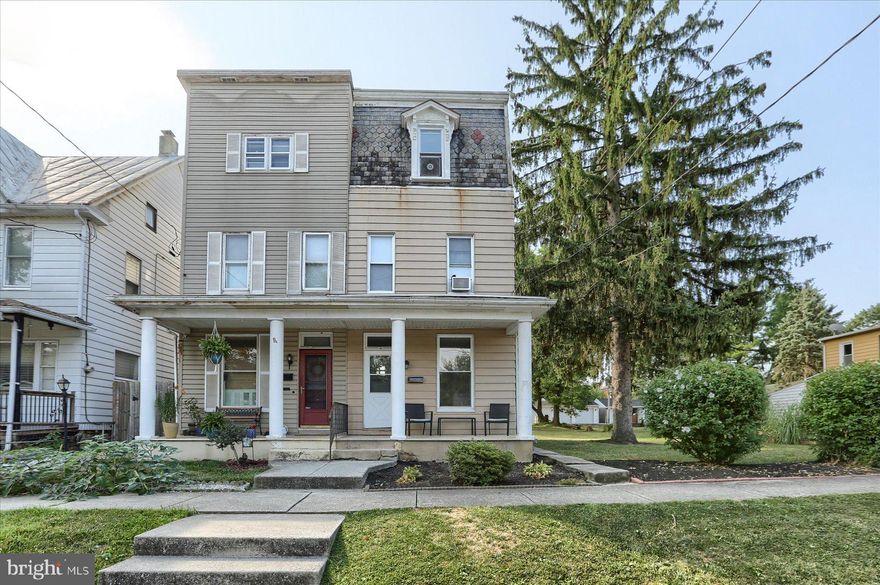 Tastefully updated semi-detached home with bright colors and neutral colors throughout. Inviting front porch leading to first-floor living room, formal dining room, eat-in kitchen with appliance package. Second floor features a primary room with walk-in closet, an additional bedroom and full bath. The Third level offers a sitting room/office, additional bedroom and full bath. The basement offers laundry and additional storage. Plus check out the private patio oasis off from the kitchen! You don't want to miss this one!!