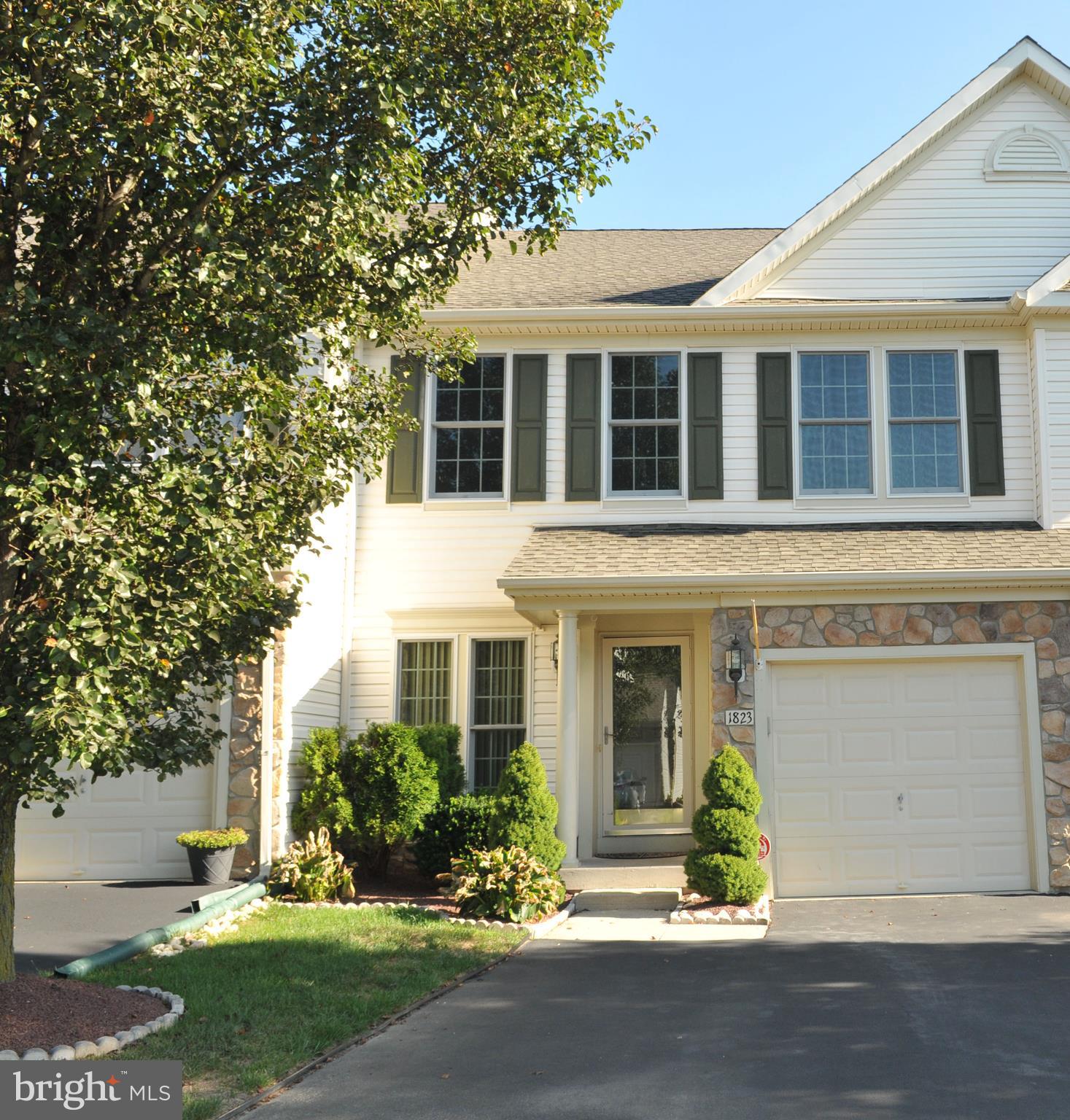 Welcome to this gorgeous freshly painted 3 bedrooms plus office (can be used as a 4th bedroom)/ 3.5 baths townhouse on a quiet neighborhood street in Award winning Central Bucks School District - CB East High School, Holicong Middle School and Warwick Elementary School. Spacious and open floor plan allows for plenty of living space to entertain and enjoy. Hardwood floors greeting you through entire Main Floor. Upgraded Kitchen with bar sitting area has newly stainless-steel appliances and opens up to the beautiful Breakfast Room with vaulted ceiling and three large windows, and access to the spacious Trex deck. Seat on the deck and enjoy a park views. Family room has been pre-wired for Home Entertainment System. Carpeted staircase with extravagant ceiling leads you to the carpeted Upper Floor. The spacious Master Suite has full bath with jacuzzi and walk-in master closet with custom made closet system. The other two bedrooms are also great size with custom made closet systems and have a full bath in the hallway. The laundry room is conveniently located on the upper floor and has a laundry sink and cabinets. Almost entire Upper Floor has vaulted ceiling. Finished walk-out basement offers additional bedroom/office, full bathroom, play area and media room area with wet bar and adds approximately 800 Sq. Ft. of living space with heated laminated floor, beautiful design and lighting with an option to change colors, cedar closet and additional storage area. You can also access paved patio from this walk-out basement. Put this all together with plenty of parking and a wonderful community and you will enjoy this rental that doesn't come up often in this neighborhood. Needs to be seen in person to appreciate all this property features. Pet considered but at owner's discretion and separate pet deposit. Landlord pays HOA fee. Tenant pays all utilities. First Month Rent, Last Month Rent and Security Deposit are required for occupancy. Owner is a PA real estate agent. Application Fee includes background check.
