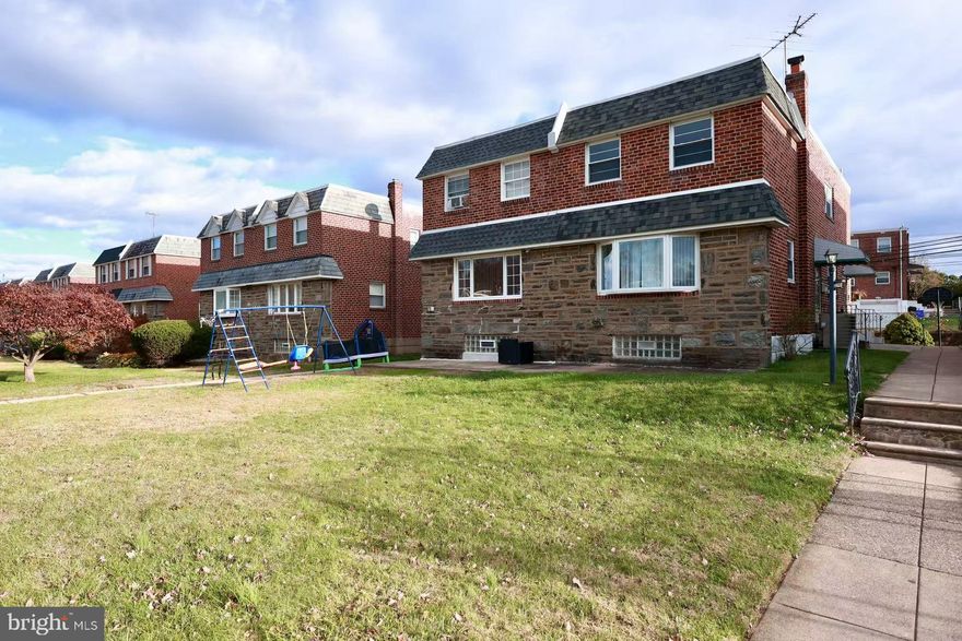 Welcome to this large stone/brick twin house located in the much sought after neighborhood of Sandyford Park. Home offers three bedrooms, two full bathrooms. and a finished basement with a half bath. The main level includes a spacious living room, dining room, and open style kitchen with breakfast bar.  Upstairs, two large spacious bedrooms with a full bathroom located off the hallway, and the primary suite has its own private full bathroom.  The finished basement extends the living space great for entertainment,  work office, play or guests.  Home is located in walking distance to a great shopping district, schools and public transportation. Easy to show schedule appointments!