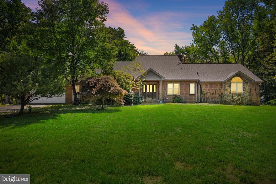 Searching for your own piece of heaven here on earth? Do you crave privacy and being surrounded by
the beauty of nature? Are you interested in a home to make your own? 9 Walnut Ridge Rd. is an
exceptional 2.23-acre parcel situated on the 9th hole of Fieldstone Golf Club in Greenville, Delaware
now available to a buyer looking for peace and solitude without sacrificing location. The home was
built in 1958 with thoughtful additions and renovations completed over the years. The original
floorplan and renovations were made for a  bachelor pad lifestyle, although the improvement allows for more than enough space to accommodate a growing family. It has been nearly a decade since the property
was last occupied leaving room to truly personalize this home. Enter a foyer with wood floors and a
staircase leading up and down. Step into the formal living room (19'11” x 44'7”) which has wood
floors, a large built-in wall aquarium, and magnificent picture windows overlooking the pasture and golf
course. The formal dining room (15' x 14') is just off the original kitchen and offers plenty of space to
host gatherings and entertain guests. The open floorplan allows flexibility with the eat-in kitchen
(12'3” x 11'1”) which includes a stone backsplash wall, an island with seating, tile floors, a Viking range, and
skylights that provide incredible natural light, open to the formal living room with a sliding door to a
deck with views of the pool and yard. Off the kitchen is another room for entertainment that includes a
walkout slider to another deck on the East side of the house. The primary bedroom (24’0” x 16’10”)
completes the first floor with a full master bath and walk-in closet. On the second floor, the second
bedroom (12’4” x 22'1”) with a private second-floor bathroom. Includes an attached 2-car garage and ample parking spaces in the driveway. There is a pool on the property that is ripe for an upgrade. The roof was
installed only a couple of years ago. The large yard is home to many deer, foxes, squirrels, and other great
wildlife. This home is a prime property for someone in search of a custom look who has the means to
give it what it needs and deserves! Feel free to reach out for any further details on the property!