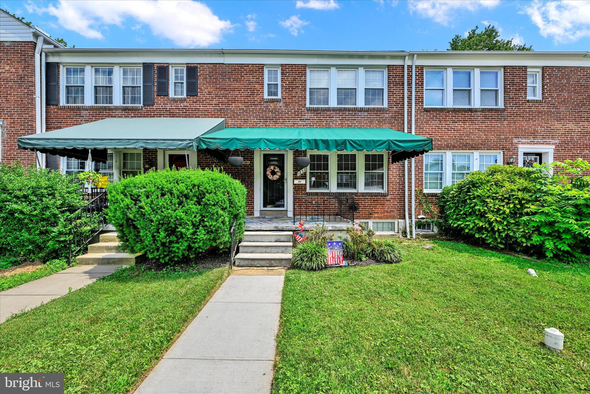 Welcome to 1852 Loch Shiel Road—a charming and move-in-ready 3 bedroom, 2 full bath townhome nestled in the heart of Towson! Enjoy your morning coffee on the inviting front porch with an awning before stepping inside to hardwood floors that run throughout the main and upper levels. The updated kitchen features stainless steel appliances, sleek quartz countertops, white shaker cabinets, an island with seating, a pantry, and access to the rear deck—perfect for outdoor dining and entertaining.
Upstairs, you’ll find three bedrooms, each with ceiling fans, and a full hall bath with a newly glazed tub. The fully finished lower level offers a cozy, carpeted recreation room, an additional full bathroom, a utility/laundry room with washer and dryer, and a walkout to the fenced rear yard. Enjoy the low-maintenance outdoor space with brand-new planters. Fresh paint throughout gives the home a bright, updated feel.
Located just minutes from Towson University, major commuter routes (I-695, I-83), and a wide variety of shopping, dining, and entertainment options—including Towson Town Center, Trader Joe’s, and Loch Raven Reservoir for outdoor recreation. Don’t miss this opportunity to live in one of Towson’s most convenient and sought-after neighborhoods!