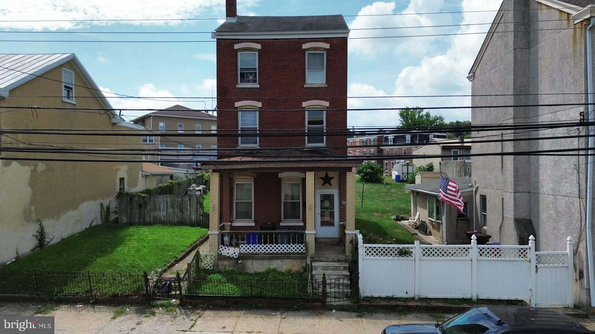 Prime Bridgeport Location. Opportunity knocks! This single-family home in Bridgeport Borough is being sold AS IS with all contents included (home, garage, shed, and yard). The property offers 40 feet of road frontage with a generous side and backyard—perfect for renovation, expansion, or potential redevelopment. While the home was occupied within the past 6 months, it does require repairs. Garage and shed are unsafe—do not enter.
Enjoy a fantastic walkable location close to restaurants, shops, and just minutes from King of Prussia Mall, Valley Forge Park, and major highways. Buyer responsible for verifying all information.
Bring your vision and unlock the potential of this well-located property!