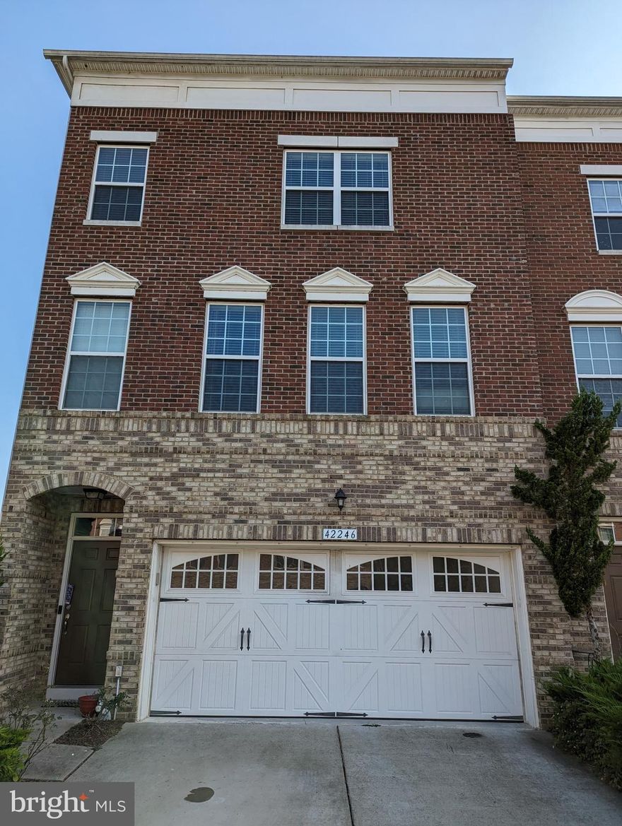 Property was painted recently fresh and carpet will be steam cleaned before for the new tenant move-In. Property is well maintained!!! Beautiful 3 level Townhouse with 3 bedrooms , 3 full baths & 1 half baths is available for rent. Backyard is facing spectacular view from the deck, Kitchen and master bedroom. Other features include: 2 car garage, gourmet kitchen with island, stainless steel appliances, huge deck, master bedroom tub & separate shower. RENT INCLUDES INTERNET and HD CHANNELS FROM VERIZON AS WELL.  Property has a water purifying system, an RO Filter for drinking water and a Home theater system included as part of the rent.