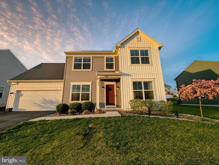 Fall in love with the tranquility of this nearly new (only 5 years old) gem! Imagine waking up to expansive open field views from your sun-drenched home, bathed in natural light all day long. Situated at the quiet end of a peaceful street, privacy and peace are guaranteed. This spacious 4 bedroom, 2.5 bath home features an additional sitting room, perfect for a bright and airy office. The partially finished basement offers incredible flexible open space, ready for your personal touch. Step outside to a fully fenced backyard with a relaxing patio, ideal for outdoor enjoyment. Enjoy leisurely walks-along well-maintained paved sidewalks in a neighborhood where the only sound is nature, thanks to no through traffic. Plus, you'll love the friendly neighbors who truly make this community special. This home is truly special, offering modern comfort and serene living.