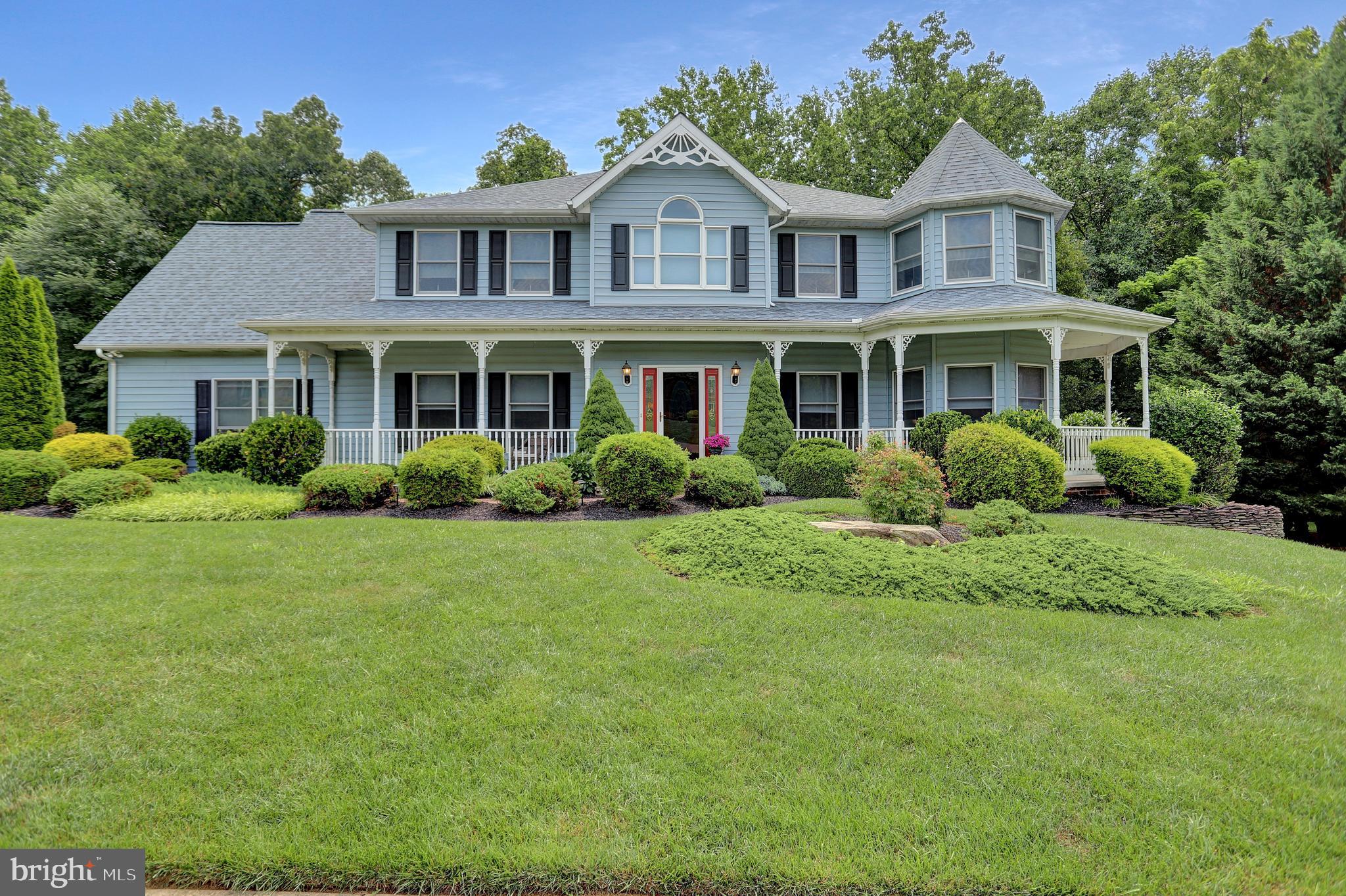 Beautiful Victorian Style Colonial in Sought After Cedarday Community situated on a lush Cul de Sac .98 acre lot offering privacy with Forest Retention area in back for wooded views.  Expansive Wrap Around Front Porch to enjoy all the seasons.  Two story foyer welcomes you home.  Gleaming Hardwood floors unify the main level spaces complete with newly Renovated Island Kitchen with Granite Counters, Tiled Backsplash and New Stainless Steel Refrigerator, Gas Stove, Microwave, Dishwasher and Wine Chiller.  Adjacent Family Room with Gas Fireplace is Perfect for Cool Evenings. Enjoy entertaining in the  Formal Living and Dining Rooms adorned with Tray Ceiling and custom trims to accentuate the space.  Bright and Open Bonus Sunroom with atrium door to your Fenced Yard with Paver Patio and Inviting 28 x 14 Kidney Shaped Saltwater Pool.  Sparkling Clean and Ready for your Enjoyment.  Travel Upstairs looking over the foyer and palladium windows out to the front yard.  The Primary Suite has a lovely window filled Sitting area, perfect for reading and relax after a long day.  Get ready to fill the Expansive Walk in Closet with plenty of clothing and storage room.  Nicely Updated En-suite bath with Soaking Tub, Double Sink Vanity and Separate Shower.   Down the hall you will find  3 additional generously sized bedrooms and the full main hall bath with shower/tub combination.  The lower level offers over 1800 square feet of ready to finish space.  Don't wait, this beauty won't last.  Schedule your showing appointment today!