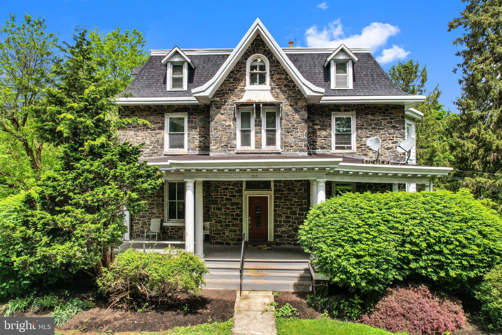 House hackers and Investor alert! Welcome to this fantastic 4-unit multifamily home in the heart of West Chester, Pennsylvania! This property can be used as a student rental as it is located in East Bradford Township just across the street from the borough of West Chester. Rents for student rentals average in the $850-$1000 range per student. Staying within per unit occupancy limits and renting to students could increase rental revenues by more than double current rent rates. Each unit offers comfortable living spaces, and the property is ideal for investors or owner-occupants seeking rental income. For owner occupants, this property could be purchased as a primary residence and the rents could significantly reduce your monthly expense. This parcel is located on a 1 acre lot at the corner of S. Bradford Avenue and W. Market Street in East Bradford Township. The larger lot also provides for possible development potential in the future and is located in East Bradford Township which is just across the street from West Chester borough also providing additional flexibility for renting to students who can easily and safely walk to West Chester University and downtown West Chester. Three spacious units and one efficiency all have a mix of updates and original features. Apartment 1 makes up the lower level and is a spacious 3 bedroom unit with high ceilings, a large central living room, large bedrooms, eat-in kitchen and 1 full bath currently rented for $1650. Apartment 2 is a 2nd floor efficiency with high ceilings, a kitchenette and 1 full bath currently rented for $800. Apartment 3 also on the second floor is a spacious 2 bedroom unit with more high ceilings, a large living room, dining area, kitchen and 1 bath currently rented for $1250. Apartment 4, located on the third floor is another spacious 2 bedroom unit with living room, full kitchen and 1 bath currently rented for $1450. All rents are under market rates. Modest improvements could provide higher rent values. Additional features include a massive front covered porch for entertaining friends and relaxing, separate off street parking for all tenants, incredible corner larger yard, coin-op laundry room with 2 washers and 2 dryers with separate locked door access. Additional storage in basement including a locked owners storage and systems room. Prime location in West Chester, just steps away from the downtown town center area, charming parks, trendy boutiques, delectable dining options, an array of year-round activities to keep you entertained. Whether you're walking to campus or strolling through the scenic streets or enjoying a leisurely afternoon in the nearby parks, you'll appreciate the unparalleled walkability and convenience that this prime location offers. Whether you're looking to invest or live in one unit while renting out the others, this multifamily property offers a great opportunity for significant income. All units have individual meters for electric and gas. Landlord pays water and sewer $3385 annually averaging $282 per month. Common area electricity $1063 annually, averaging $89 per month. Annual waste removal-dumpster $1443, averaging $120/month. Annual insurance Philadelphia Contributorship $2178, averaging $182 per month. Annual landscaping $1250, averaging $104 per month.