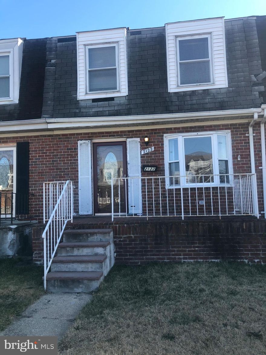 First Time home buyer or Investor dream! Amazing fixer upper in Middle River.  This 3 bedroom 1 full and 1 half bath home is waiting for some new finishes. Kitchen open to dining room.  Basement rec room with possible 4th bedroom. Updated kitchen, recessed lighting and wood floors throughout.  Rear walk up steps and back yard access from kitchen. Parking pad with storage in rear.  Hurry, this property is priced to sell!