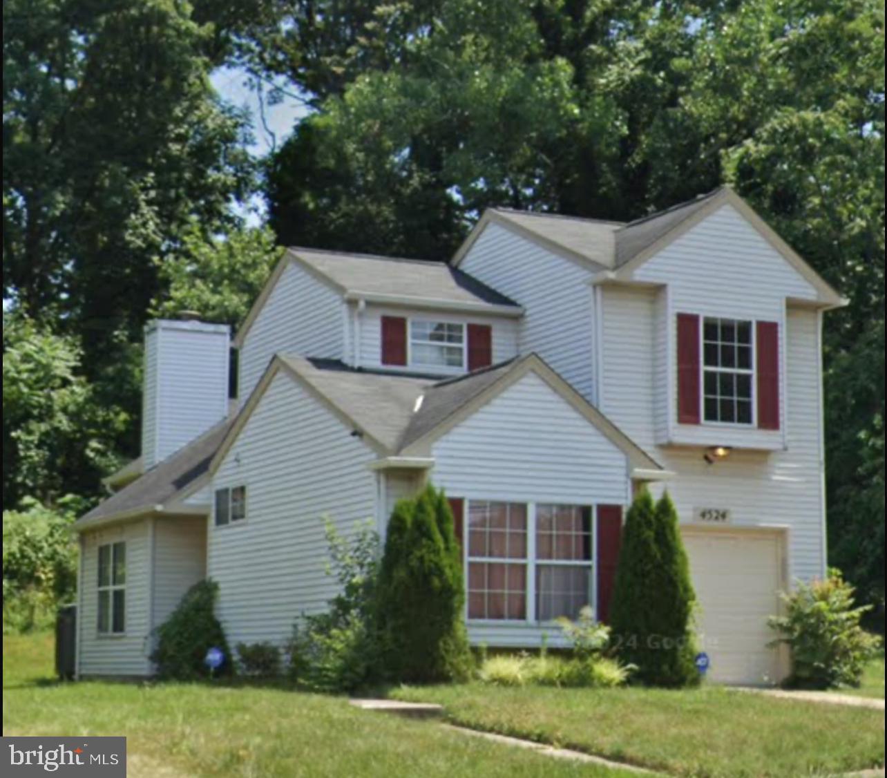 This remarkable TWO LEVEL SINGLE -FAMILY HOME boasts three sized bedrooms, two full bathrooms, a one-car garage, and a spacious driveway. The sophisticated floorplan features vaulted ceilings on the first floor, creating a sense of grandeur. Recently refreshed with meticulous attention to detail, this beautiful residence is perfect for discerning tenants seeking an independent living space. Key features include new flooring, consisting of new carpet in all bedrooms and luxury vinyl flooring in the living room, dining room, and family room. The kitchen is outfitted with newer Kenmore appliances, including a refrigerator, microwave, dishwasher, stove, and garbage disposal. A washer and dryer are also included. Furthermore, the property features new motorized cellular blinds in all bedrooms and the living room, as well as a cozy wood-burning fireplace in the living room! . Make this charming house your home!