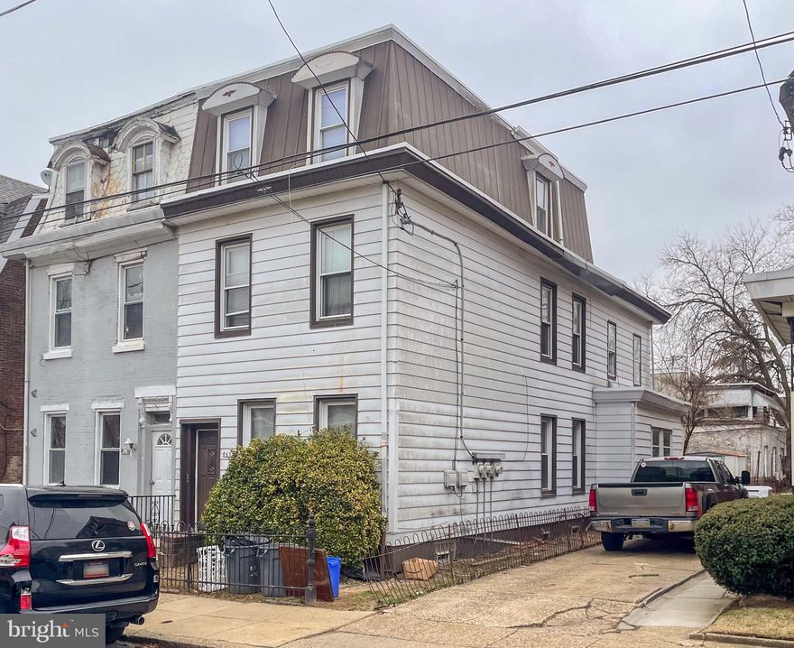 Here’s a great investment property to add to anyone’s investment portfolio; 4633 Penn Street, a legal triplex, located in the historical neighborhood of Frankford. Recent work includes a new roof back in 2022.

This property offers a first floor, 1 bedroom apartment that features 9’ ceilings, the original hardwood floor, crown molding, a pocket door, access to the basement and rear yard. The second floor is a 1-bedroom apartment, and the third floor is a studio apartment. All 3 apartments share a common home furnace. The seller resides in the first-floor apartment, while the 2nd & 3rd floor apartments will be delivered vacant. The property is being sold “As-Is” with all contents, the seller will not clear out the property. All appliances are included “As-Is.” The home is a very short walk to the Market-Frankford L line, Roosevelt Boulevard, and many bus routes.