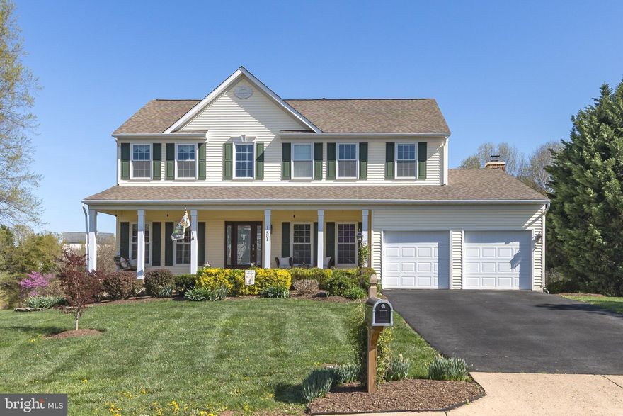 ***OFFER DEADLINE SUNDAY 4/27 AT 5:00PM**Welcome to this exquisite 5-bedroom, 3 ½-bathroom colonial home, boasting over 3,500 square feet of living space*** Located at the end of a cul-de-sac, this house has been meticulously upgraded to premium status, with quality updates throughout.***From the welcoming front porch with a swing to the elegant wood front door with etched glass and side glass panels, this home exudes quality***Enter the 2-story foyer and admire the gorgeous cumaru Brazilian teak hardwood floors throughout the main level and grand staircase with wrought iron rails. The main level office provides privacy for work-at-home needs with crown & chair molding, while the elegant living room opens to the dining room, featuring a bump-out bay window with a stunning view.***The kitchen is a masterpiece, showcasing a $50k remodel in 2019 with upgraded custom cabinets, specialty drawers, quiet-close doors, granite, tiled Backsplash, lighting and stainless steel appliances, including dual ice makers, a beverage door, a wine fridge, a quiet-running dishwasher, and a double oven induction range. This exquisite kitchen opens to a 20 x 20 family room featuring a wood-burning fireplace surrounded by brick and multiple windows providing plenty of natural light. The sliding glass door leads to an outdoor oasis with a screened-in back porch and an outdoor deck for sunning and grilling, complete with maintenance-free Trex decking. Laundry is on the main level and has cabinets for convenience**Upstairs, you'll find four lovely bedrooms, two upgraded bathrooms, walk-in closets, plush carpeted floors, fresh paint, moldings, ceiling fans and upgraded lights.***The fully finished lower level also features plush carpet, a newly updated full bathroom, spacious legal bedroom with ceiling fan, large closets, unfinished storage, and a sliding glass door that leads to the backyard. The lot backs to a common area, creating a sense of endless space***This home embodies elegance, comfort, and quality, making it the perfect place for you and your family to create lasting memories***The Sheffield Manor community offers basketball courts, a clubhouse, an outdoor swimming pool, tennis courts, and tot lots/playgrounds.***Conveniently located at 12501 Chippenham in Bristow, this home is near Jiffy Lube Live, the Virginia Gateway Shopping Center, the VRE, and Manassas Airport, with easy access to Rt 66 for commuting.