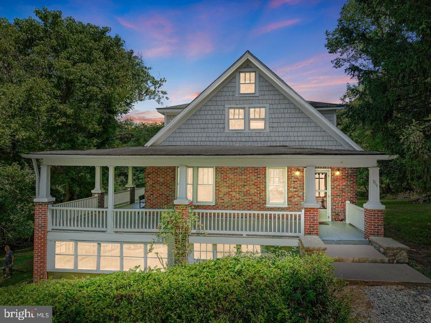 Welcome home to your two story brick country home with its  quintessential  wrap around covered front porch on quiet Fillmore St in the wonderful walkable historic town of Harpers Ferry, WV at the confluence of the Potomac and Shenandoah rivers.  The house needs a little TLC, but the potential is endless and is waiting for a new owner to make it a home! 

Featuring 3 bedrooms and a full bath on the second level, hardwood flooring throughout the home, a summer sleep porch across the back through  the kitchen overlooking a long and spacious tree lined, open back yard lawn area big enough for all kinds of recreation, gardening, tree swings, fire pit, all surrounded by mature hardwoods and pines . 

At The front entrance a few wide steps lead to the delightful wrap around covered porch with brick & wood columns and a doorway into the large and light filled living area, with windows all around.  Handsome central wood stairs lead to the upper level landing which offers space for relaxing, reading,  desk/book shelves, a full, tiled bath and  hallway ( overlooking the stairs)to the 3 bedrooms. 

The main level living room opens through french doors to a  large separate dining room , w/ surrounding  windows looking out to the trees and side lot.  

Next to the dining room is the  kitchen with a double farm sink, and an island at which there is casual  eating space, plenty of cupboards, an adjoining  guest half bath and door to the back enclosed  sleeping porch  w/ steps down to the rear yard.

An  interior door leads you down to the huge walk out unfinished basement area w/ its storage shelving and laundry spaces, workshop areas and lots of windows  to the the side and rear of the property.

The home is heated by oil and a forced air furnace,  while two window AC units handle well the summer cooling needs.  A large capacity automatic propane  generator for emergency use in storms is housed beside the separate garage next to the home and the propane tank was just filled. 

The location of this sweet harpers ferry home on its three adjoining lots is superb,  offering much sought after nearness to river recreating, spectacular hiking on the C&O, renowned local artisan shops, restaurants & services, on a peaceful street w/ mature trees & no traffic.