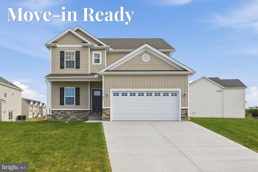 The home is vacant, move-in ready, and includes pre-selected upgrades and a new-construction warranty. Welcome to this beautifully crafted new home by a respected local builder, offering over 2,000 square feet
of thoughtfully designed living space in the desirable Sovereign Village community. The inviting open-concept main level features a spacious kitchen with a large island, perfect for gathering and entertaining, and it seamlessly connects to the dining and living areas. A private office provides the ideal space for working from home, and a spacious mudroom offers a first-floor laundry and a space to unload as you enter from the garage. You’ll find 3 bedrooms with generous closets sharing a hall bath, a home's large
primary suite with a walk-in closet, and a beautiful ensuite primary bathroom with a tiled walk-in shower.
Every detail of this home reflects quality craftsmanship and modern style, with numerous upgrades and
dual-zone HVAC for year-round comfort. Sovereign Village is a sought-after community with sidewalks,
open green spaces, and an optional membership pool for summer fun. Conveniently located just off Route 7 and less than four miles from Old Town Winchester, this home offers the perfect blend of modern comfort, community living, and commuter convenience. Don’t miss your chance to make this stunning new home yours! Other homes available, 102 Brockham Ct, 100 Brockham Ct,  251 Rossmann Blvd, and 253 Rossmann Blvd.