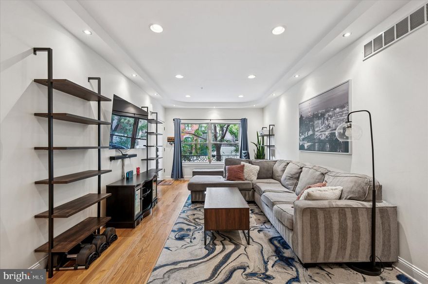 Welcome to this beautifully updated bi-level 2 bed 2.5 bath condo! With spacious bedrooms, modern bathrooms, and one of the best private patios in the city — this unit is perfect for entertaining or relaxing in your own outdoor oasis.Step inside to find a thoughtfully designed space featuring hardwood flooring throughout, soaring ceilings, and abundant natural light. The updated kitchen boasts sleek cabinetry, stainless steel appliances, and stylish finishes — ideal for home chefs and entertainers alike. The first floor features a powder room for convenience and a very large storage closet. The lower level has both bedrooms and two full bathrooms which have been tastefully renovated, and the brand new hot water heater ensures peace of mind for years to come. This floor also has the washer and dryer and plenty more storage. Located just minutes from Penn, CHOP, Drexel, and Jefferson, with easy access to all major highways, Broad Street, and walkable to neighborhood favorites like Sprouts, Giant, and the vibrant Rittenhouse Square. Whether you're commuting, dining out, or just exploring the city — this location can’t be beat. Pets welcome for additional deposit. Tenant responsible for all utilities!