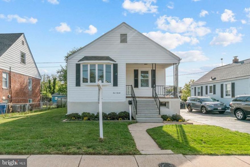 JUST LISTED - ESSEX - Newly rehabbed 4 bedroom , 2 full bath Rancher with off street parking and detached garage.  New kitchen with island, pendulum lights, granite counters, all new appliances, new flooring and four seasons room off kitchen. Home has new flooring throughout, recess lighting and replacement windows. Beautiful new bathroom with custom tile designs, open floor plan and 3 bedrooms on main level.  Lower level has a  4th bedroom and a brand new bath.  It also has a finished rec room and a washer & dryer area.   Outside find the covered front porch to enjoy those Summer nights, a driveway to accommodate off street parking and a detached garage with a  partially fenced yard.