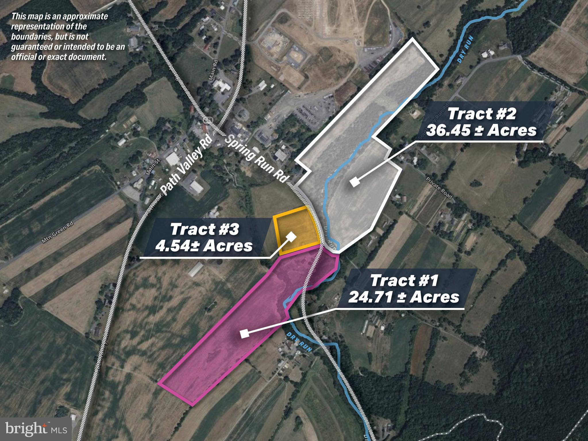 TRACT 2: 36.45+/- ACRES SPRING RUN RD