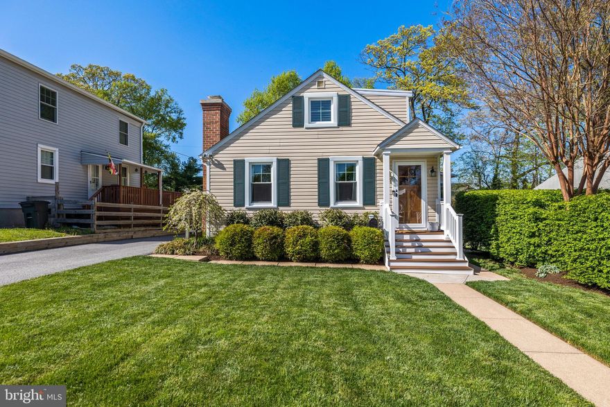 OFFER DEADLINE: Saturday, April 22nd at 6pm

Welcome to your dream Cape Cod home located in the heart of Timonium! With 3 bedrooms and 2.5 bathrooms, this charmer is sure to be popular. There is fabulous lighting throughout along with abundant natural light thanks to all new windows installed in 2019. This adorable home has been beautifully updated from top to bottom. The main floor features a primary suite for your convenience, while the finished basement provides additional living space. Enjoy the spacious and private deck for outdoor entertaining and the eat-in kitchen complete with a banquette table for cozy meals. Upstairs, you'll find two bedrooms both with recessed lighting. Outside there is a long driveway that leads to the oversized 2.5-car garage with so much potential to be utilized as a gym, workshop, or bonus office space. Don't miss out on this gem of a home, perfect for those seeking modern amenities and timeless appeal in a sought-after location!