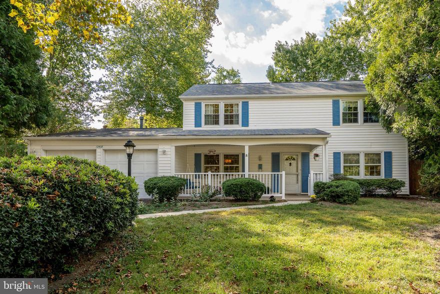 If you need space, you've come to the right place! Lovely 3 bdrm, 2.5 bath Colonial in Rockledge at Belair section of Bowie.  Features include: vinyl siding, covered front porch with swing; formal center-hall entry, living & dining rooms with hardwood floors; spacious living room offers lots of windows and a pellet stove for your comfort; half bath; kitchen with 5-burner, gas cooktop and wall oven plus an eating bar; kitchen opens to family room; from family room, step into a super great-room addition which offers loads of natural light, a floor-to-ceiling brick fireplace with mantel, raised hearth & wood-burning, cast-iron stove insert, a full wall of built-in shelving perfect for books, games, plants or objects d'art.  Recent updates: new master bedroom carpet,  baths have been refreshed, fresh paint. Newer, tankless water heater, newer windows in bedrooms, kitchen and great room, rebuilt chimney above the roof line  The very private backyard oasis beckons from both the family room and laundry area.  You'll appreciate the privacy fence, lots of greenery, wrap-around patio/hardscape, storage shed and large trees to shade you as you relax outside.  It will be your private getaway.  Convenient, attached 2-car garage and driveway for four cars. Short drive to schools, shopping and major commuting arteries.  A great home.Sale contingent on sellers finding home of choice;   will make offer as soon as present home is under contract, however, may need a rent back.