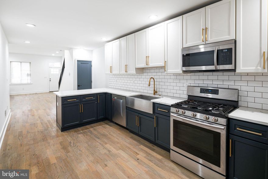 Welcome to 2532 W Montgomery Ave, a beautifully renovated 2-bedroom, 2-bath home nestled in the desirable Sharswood section of Philadelphia. This move-in-ready residence features a bright, straight-through layout that seamlessly connects the living room to a modern kitchen outfitted with sleek stainless-steel appliances, elegant marble countertops, and ample cabinetry—perfect for both everyday living and entertaining. Just beyond the kitchen, step into a private, fenced-in backyard ideal for relaxing or hosting gatherings. Upstairs, you’ll find two generously sized bedrooms and two stylish full bathrooms, including one with a double vanity for added comfort and convenience. Recessed lighting throughout the home enhances its clean, contemporary feel, while a full, dry basement provides plenty of storage space. Located just minutes from Fairmount Park, Temple University, and an array of local dining and shopping options, this home offers both comfort and convenience in a vibrant neighborhood. Don’t miss your chance to own this stunning property—schedule your showing today and experience everything this home has to offer.