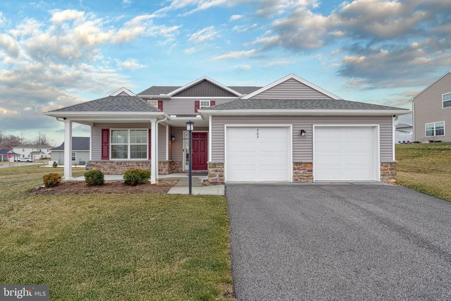 Welcome to this exquisite four-bedroom home, built in 2022, where exceptional comfort and functionality meet style. Boasting two master suites—one conveniently located on the main level and another on the second floor—each with its own private full bath, this home offers the perfect blend of convenience and privacy.

The open-concept floor plan is ideal for both entertaining and everyday living, with seamless transitions between the living, dining, and kitchen areas. The kitchen features modern finishes and a large pantry, providing ample storage space to meet all your needs.

With a total of three beautifully appointed full bathrooms and a convenient half bath, this home provides plenty of space for everyone. Generous walk-in closets throughout ensure maximum storage. The additional bedrooms are generously sized, providing ample space for comfort and flexibility. Additionally, a mudroom off the two-car garage helps keep the home organized and functional.

This beautiful home is more than just a place to live—it’s where style and practicality come together. Don’t miss the chance to make this exceptional property your own!