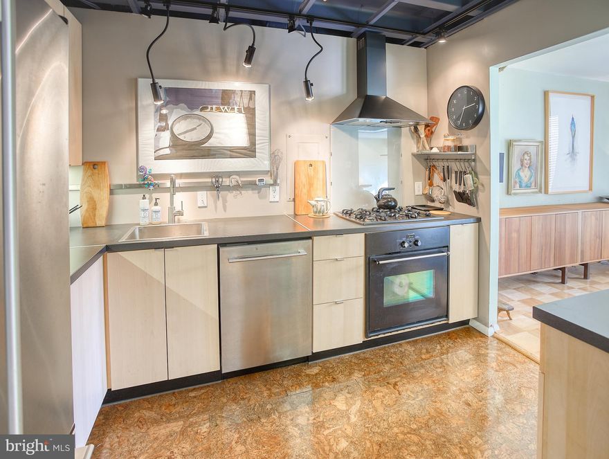 Welcome to this updated, beautifully maintained move-in ready 1-bedroom, 1 bathroom condominium in Silver Spring's iconic Americana Finnmark midcentury modern midrise building. This light, airy, 2nd level unit with 925 square feet of living space (biggest one bedroom floorplan) features an open floor plan, a spacious sunken living room with floor-to-ceiling windows and a sliding glass door leading to the private sunny balcony.

Gorgeous green views encompass the pool and AF's largest picnic/grilling area. The generous dining room also with floor-to-ceiling windows. An updated bright and vibrant kitchen with stainless steel appliances including a dishwasher, gas stove, convection oven and hood. Primary bedroom with two custom closets including a huge walk-in closet and an updated, spa-like full bath. This unit is on the first floor so no need for stairs or elevator! Free laundry rooms on each floor.

Spectacular gated community grounds. So many amenities - on-site management, community pool, tennis courts, basketball court, walking paths, dog park, playground and more! Pet friendly. Free parking in a lit and secure parking lot. PRIME LOCATION! A commuter's dream- stone's throw distance to the Forest Glen Metro (Red Line), quick and easy Metro Bus access (6 routes) and 495/Capital Beltway! Nearby Holy Cross Hospital. An easy commute to DC! Ideally located between the vibrant downtown districts of both Silver Spring and Wheaton and all they have to offer. VA/FHA Financing preferred. Great for a first-time homeowner, investor or couple. MCPS, Einstein HS. Welcome Home! Contact the listing agent for questions.