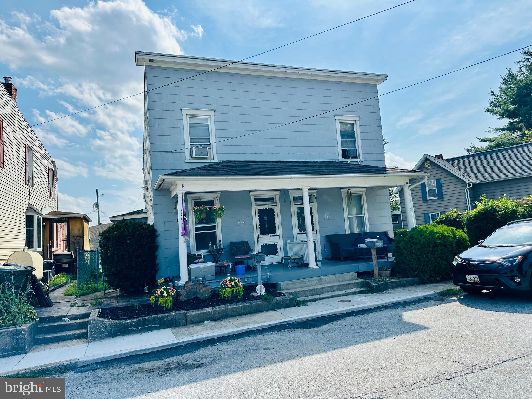 Turnkey Investment Opportunity – Fully Occupied Duplex! Don’t miss this excellent income-producing property located just minutes from downtown Hagerstown’s restaurants, shops, and amenities. This fully leased duplex offers strong rental income and excellent potential for long-term appreciation. Unit 247 E Howard features 3 bedrooms, 1 bathroom across two levels, and is equipped with electric baseboard heat. Tenant pays $795/month and covers their own electric. Unit 249 E Howard offers 3 bedrooms, 2 bathrooms across two levels, with an electric heat pump and central air. Tenant pays $995/month and covers electric. Whether you're a seasoned investor or just starting your portfolio, this duplex delivers dependable cash flow and low-maintenance ownership. This property can be purchased individually or as part of a larger portfolio. Another tenant-occupied property in Hagerstown is also available—contact the listing agent for details!