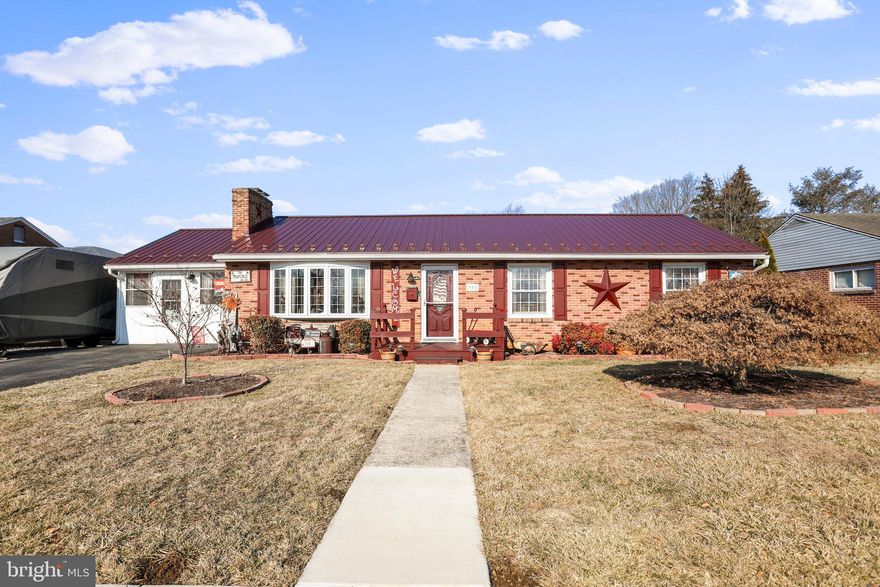 3 bed 1 bath rancher with updates such as a new metal roof and new flooring throughout the home. 2 natural gas fireplaces with thermostat controls, fireplace in living room and in partially finished basement. Basement has outside access, the other side of the basement has laundry and additional storage. Enclosed carport for sunroom or additional storage. Large fenced in back yard with covered deck and 4 ft above ground pool with a deck all located on 0.37 acres. The sale of this home will be contingent on the seller finding a home of their choice and going under contract, settlements coinciding