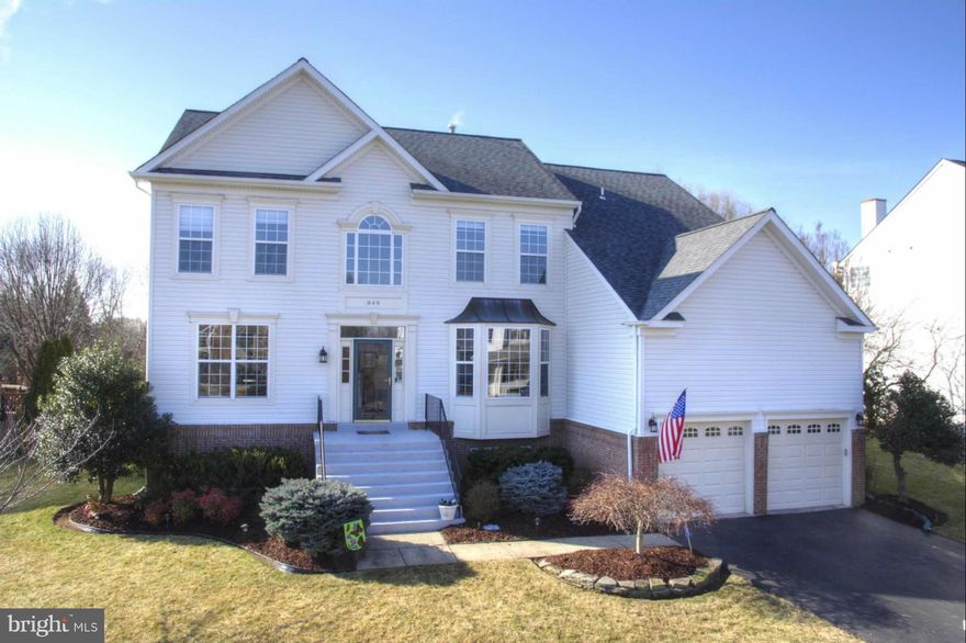 Gorgeous colonial home in sought after Tavistock Farms. 4BR/2.5BA, over 3,400 sq ft of open living space, & 2 car garage. Large deck & fenced back yard. Updated KIT W/new SS appliances, new granite. New HW floors. New AC, hot water.  Master suite w/dual sided gas FP, sitting rm, vaulted ceilings, 2 WIC & more. Finish LL w/rec rm & tons of storage. Great Leesburg location.