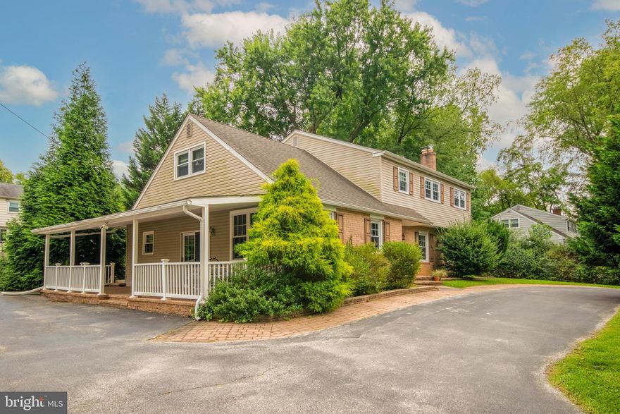 NEW PRICE! Be in your new home before the winter holidays arrive! So much home for the value in this wonderful and well loved Colonial home in Wallingford, it is now waiting for a new owner. Just picture yourself in this 2,500+ square foot home in the very desirable Wallingford-Swarthmore School District. It is a 4BR/2.5BA home with formal Living Room with gas fireplace, formal Dining Room, Eat-in Kitchen which overlooks the Family Room with stone wall and gas fireplace. Additional first floor living space was formally a 2 car garage but is now used as a secondary family room. It includes private access to the covered porch. DON'T LET THE ADDRESS FOOL YOU. Access to this home with the circular driveway makes your arrival and departure very EASY. The large fenced rear yard is private and ideal for entertaining or relaxing after a long day. Full Basement for lots of storage. Efficient 3 zone gas HVAC system and newer water heater too. Roof was replaced in 2006 with 30 year shingles believed to still be under warranty. With a little updating and your imagination you can make this house to your Dream Home. It's a great value in today's market. Hurry and see this home before you miss a great opportunity. Close to major travel routes including I95/I476, R3 Septa Line, restaurants, shopping, medical facilities, and a short drive to Media - Everyone's Home Town makes this location ideal. Don't blink or you may miss it.