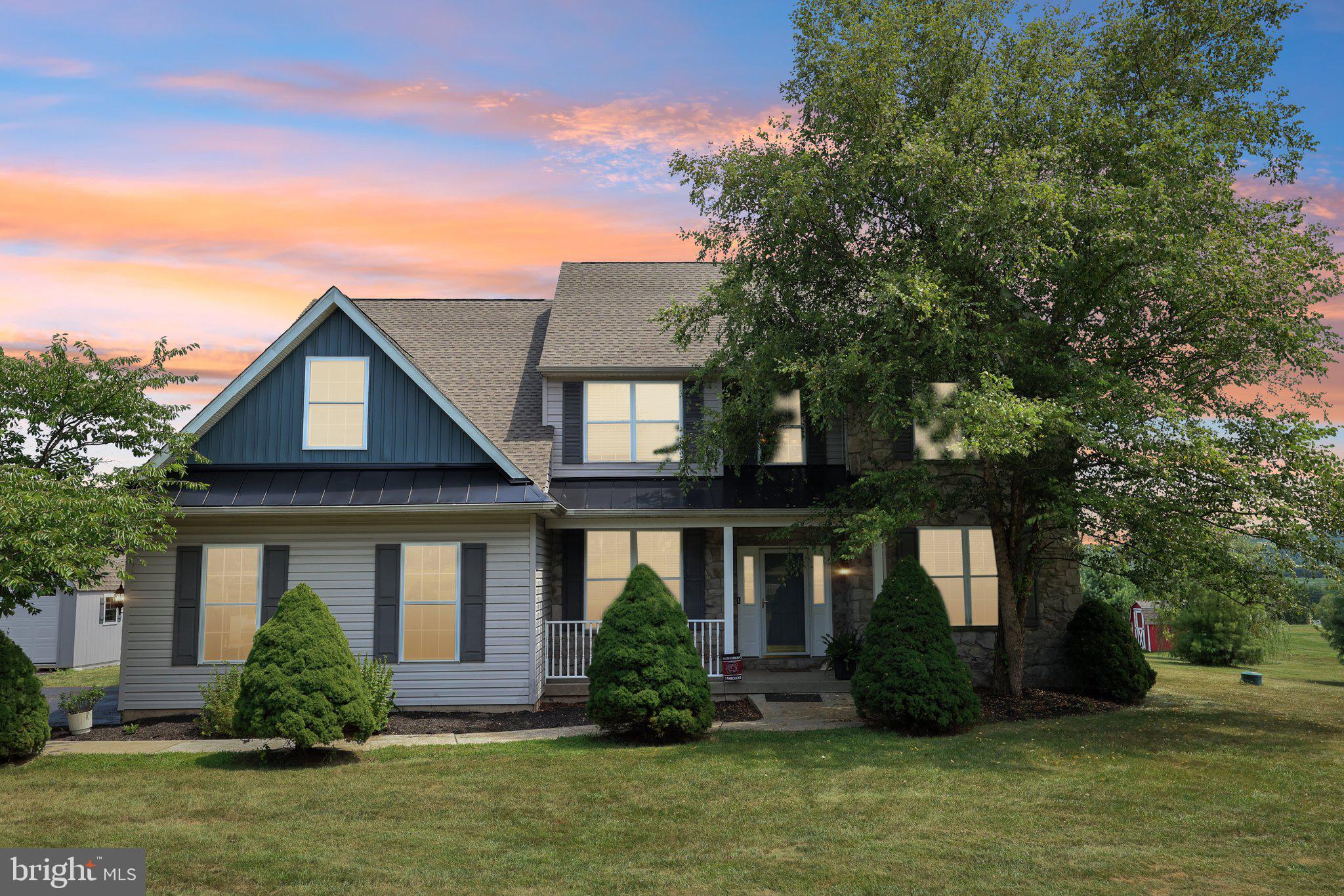 Welcome home to 102 Clover Lane, a beautifully updated Colonial nestled on nearly 1.5 acres in scenic Perkiomenville. This 4 bedroom home, with 2 full and 2 half baths, offers a perfect blend of charm, space, and thoughtful renovations throughout. Step inside to discover a stunning new kitchen featuring crisp cabinetry, stainless steel appliances, and a stylish backsplash, ideal for both everyday living and entertaining. New flooring flows seamlessly throughout many of the rooms on the main level and the entire upper level, creating a cohesive and modern feel. The spacious family room with a cozy gas fireplace opens to a large deck overlooking the incredibly spacious and private, tree-lined yard. Additional highlights include a formal living and dining room, a versatile main-level office and laundry room and a two-car garage.
Upstairs, the newly renovated primary bathroom offers a spa-like retreat with a double vanity, soaking tub, and vaulted ceiling with skylight while the primary bedroom suite boasts 2 closets and plenty of room for a sitting area. Two additional bedrooms (1 currently a dedicated home gym) share a spacious hall bath along with the fourth bedroom that boasts a finished bonus room space with window, awaiting transformation into an incredible walk-in closet or dressing room—perfect for anyone seeking both functionality and flair.
The finished basement (2024) adds even more versatility to this already spacious home, offering the perfect spot for a media room, home gym, playroom, or additional entertaining space. With plenty of room to spread out, it’s a great bonus area that adapts easily to your lifestyle needs. There's also a half bath and ample storage and flexibility for future expansion or hobbies.
Located in Boyertown Area School District with easy access to Route 73, this home delivers a peaceful setting with modern upgrades. From the quiet surroundings to the thoughtful interior updates, 102 Clover Lane is truly move-in ready and waiting to welcome you home.