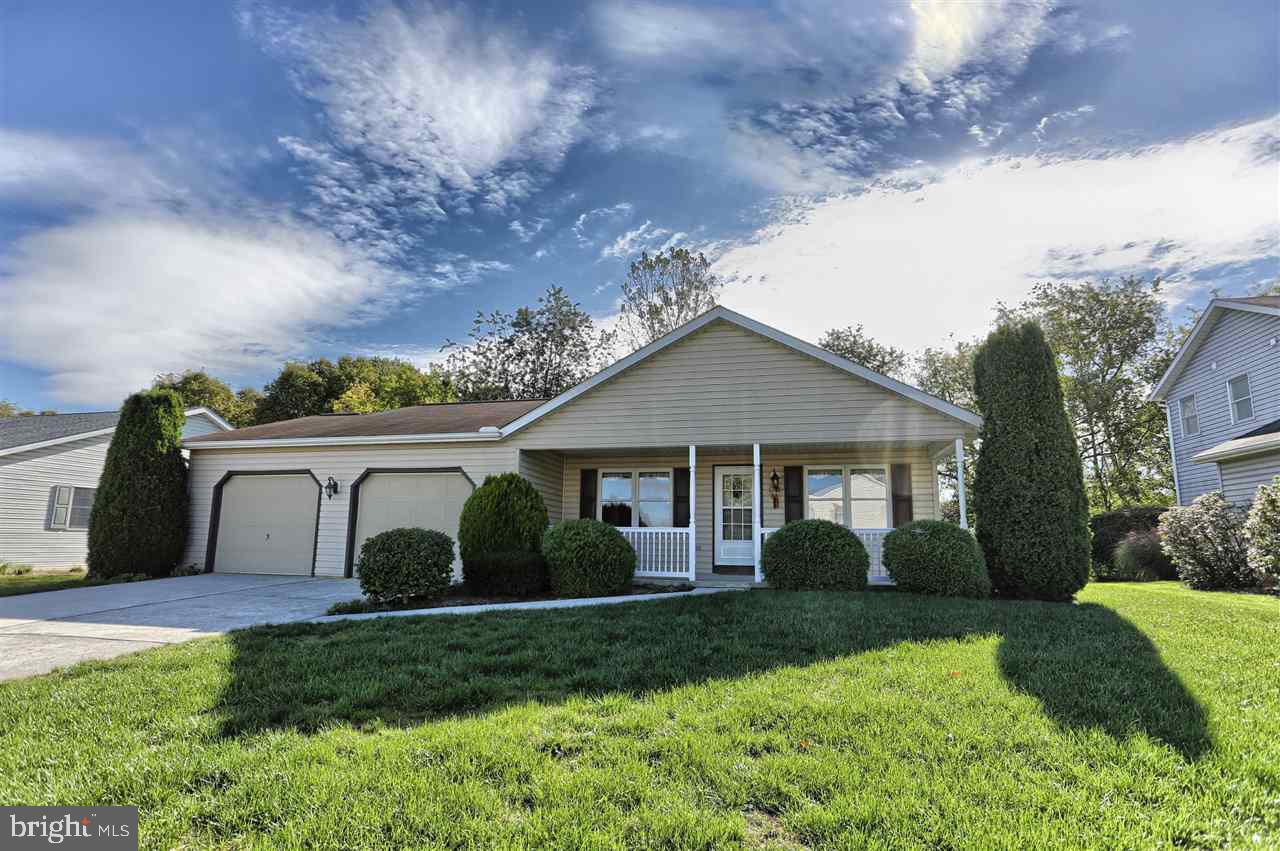 This lovely 3 BR, 1.5 BA ranch home is conveniently located in the Trindle Spring development. Features include natural gas heat, Corian countertops, 1st flr laundry, fam rm with vaulted ceiling, skylights and gas FP, screened-in rear porch with skylight & ceiling fan. Basement features poured concrete walls, cedar closet, xtra cabinets & counter space for workshop or hobby/crafts. All appliances convey. Agent related to seller.