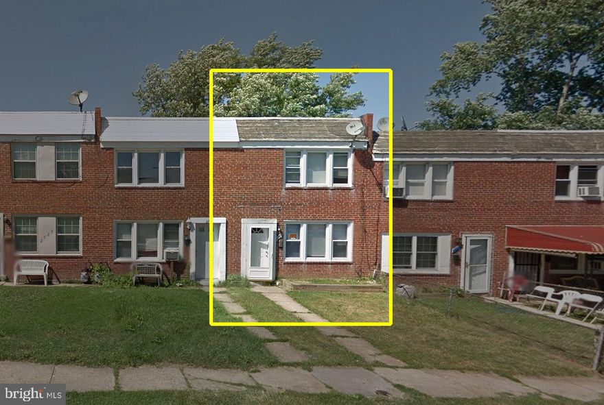 Check out this 2-bedroom, 1-bath home featuring a front yard and a backyard with potential for rear parking—a great fit for investors or buyers looking for long-term value.

Located near major employers such as MedStar Harbor Hospital, UMMC, Amazon, and the Port of Baltimore. Enjoy convenient access to Patapsco Ave, Washington Blvd, and several nearby bus routes. Close to the Westport Light Rail Station with connections to downtown, BWI, and regional transit systems. The area also offers a solid Walk Score, providing nearby access to daily services, retail, and transportation options.

Important: Property is being sold subject to short sale approval. All buyer offers must include the required Short Sale Contingency Addendum.

Schedule your showing today!