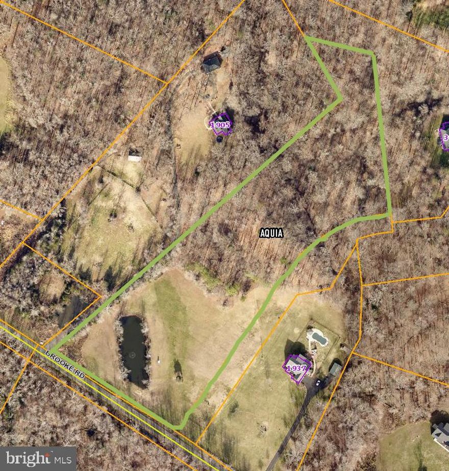 7 acres of raw land. French drain system added. Pond on property. Land sits immediately next to 1937 Brooke Rd which is also for sale - being sold separately.